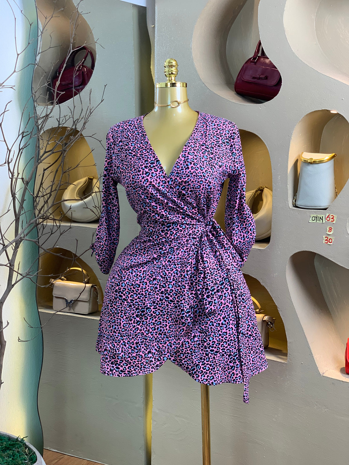 OYIN63 SIZE8 Wrap DRESS Length30