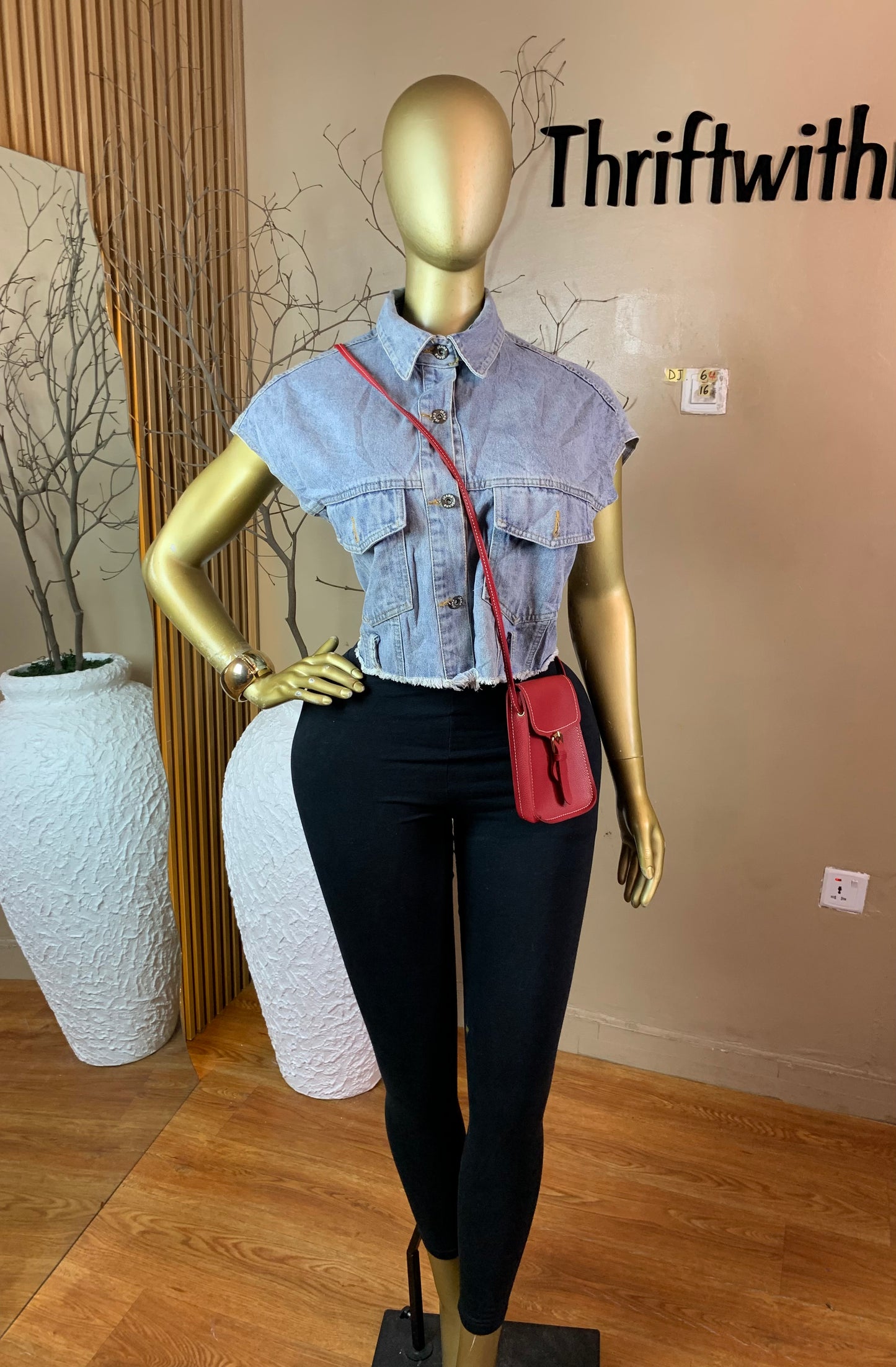 SIZE16 Denim jacket064