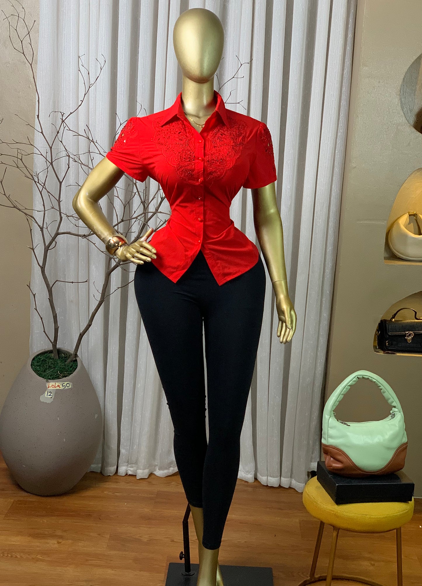 LOLA50 SIZE12 red top