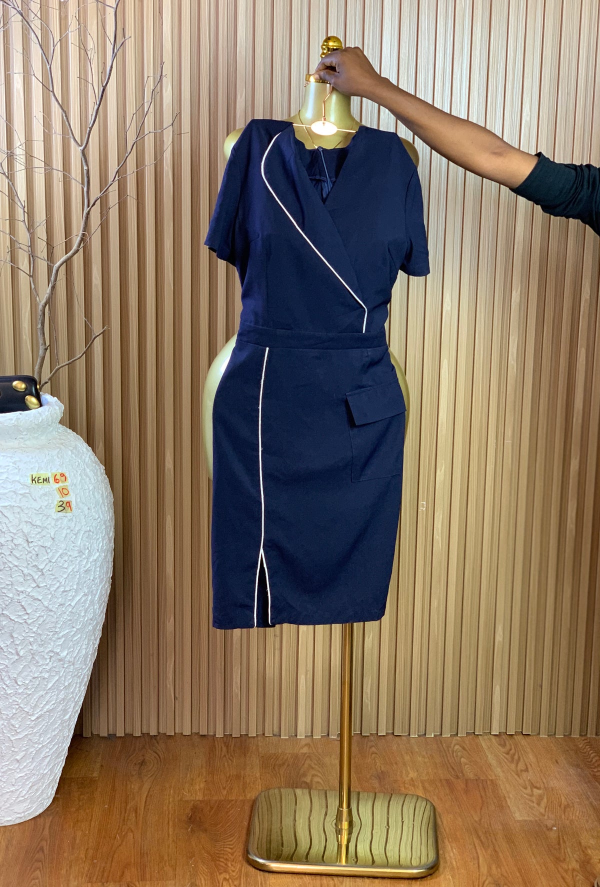 KEMI69 SIZE10 Length39 corporate dress