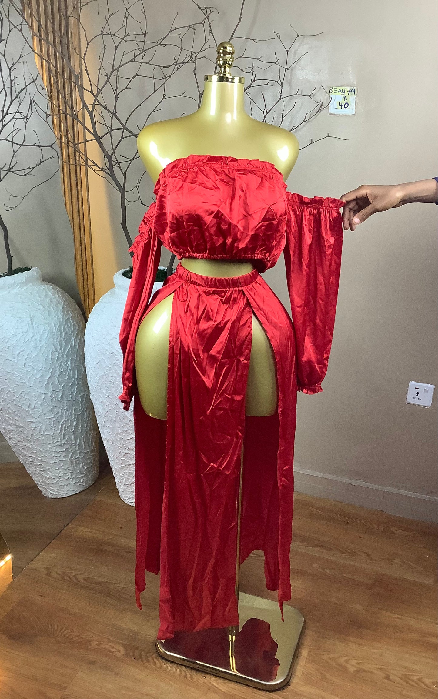 SIZE8 Beau79 Length40(red)