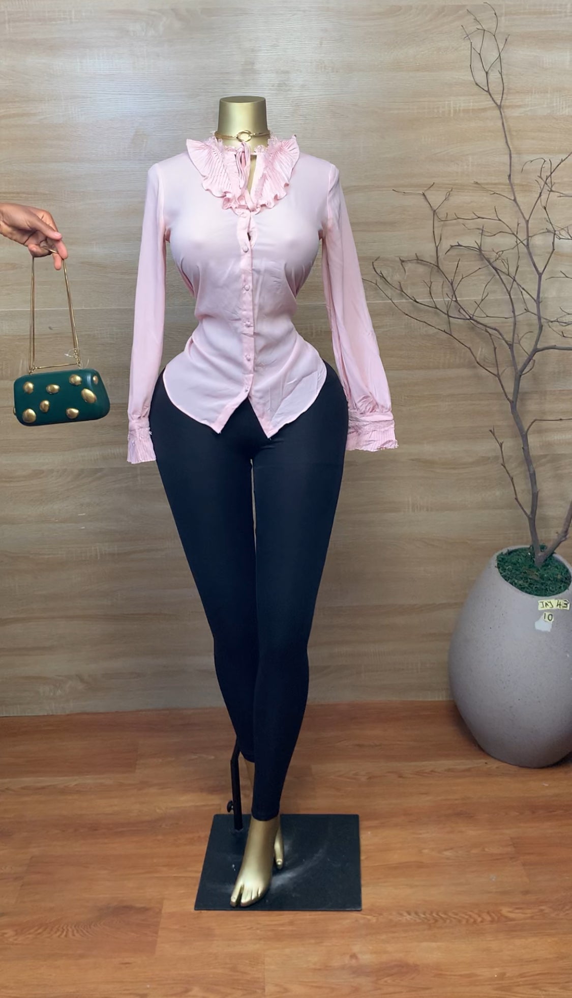 SIZE10 JAY43 Light pink Corporate Top