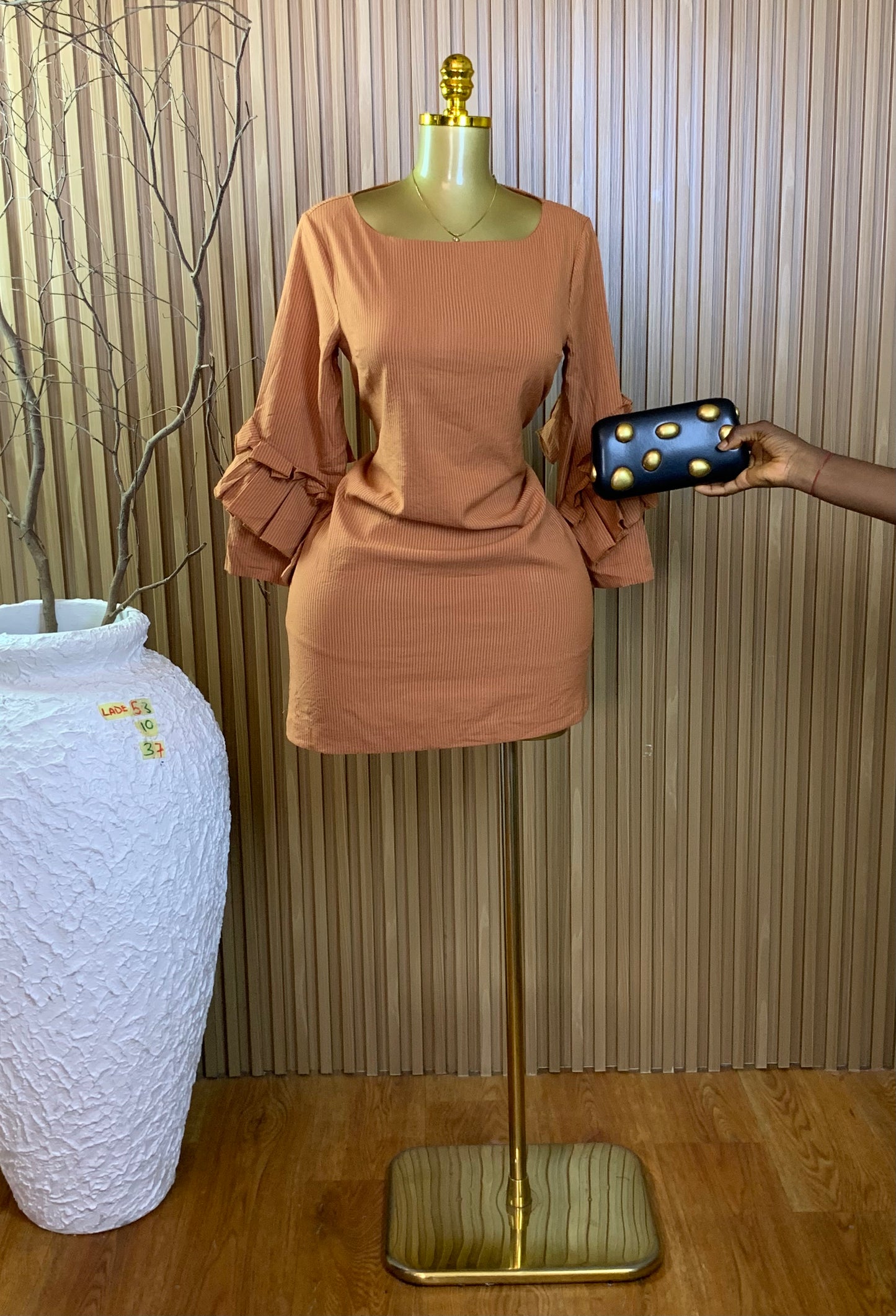 LADE53 SIZE10 Length37 free dress