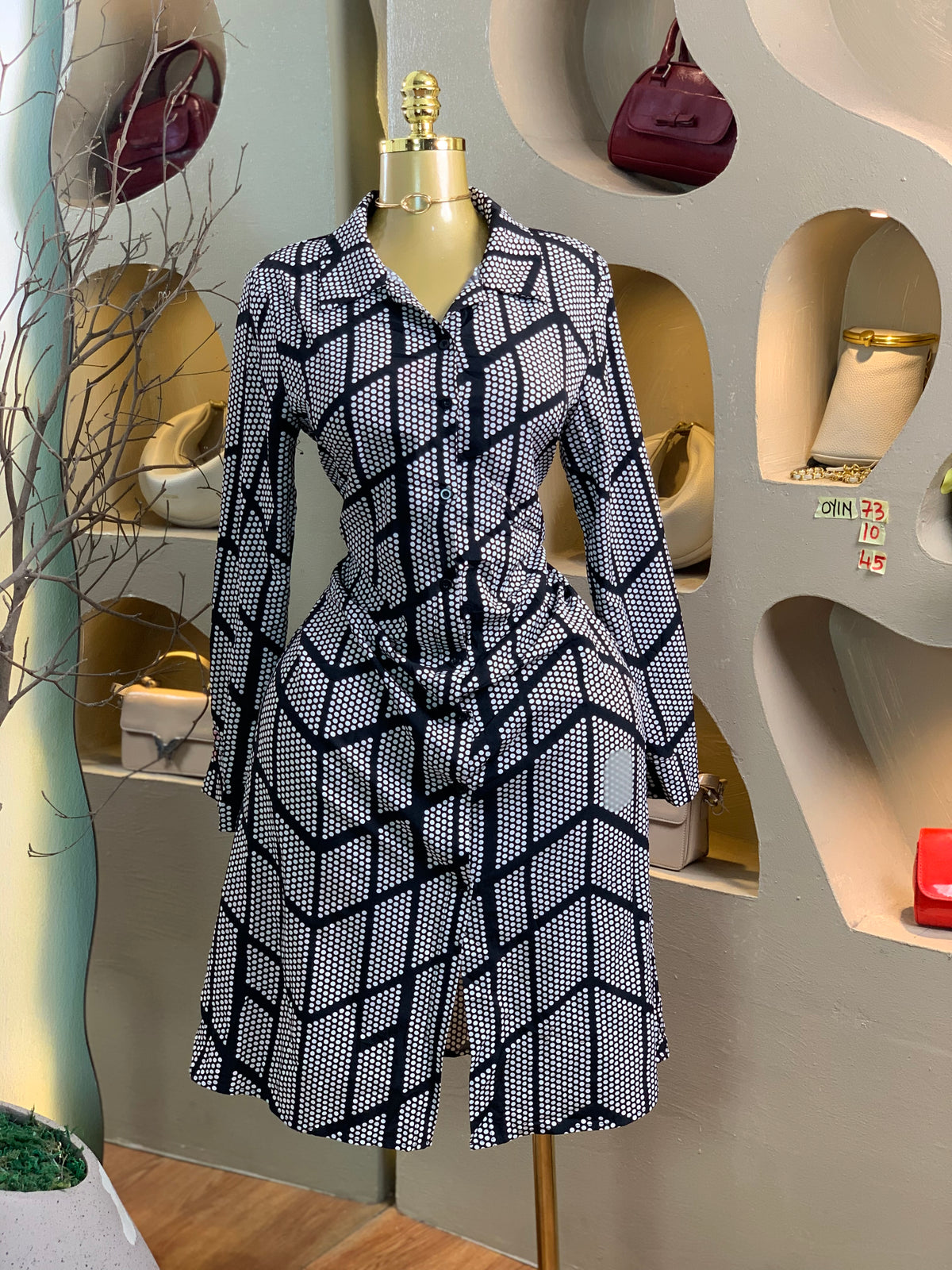 OYIN73 SIZE10 DRESS Length45