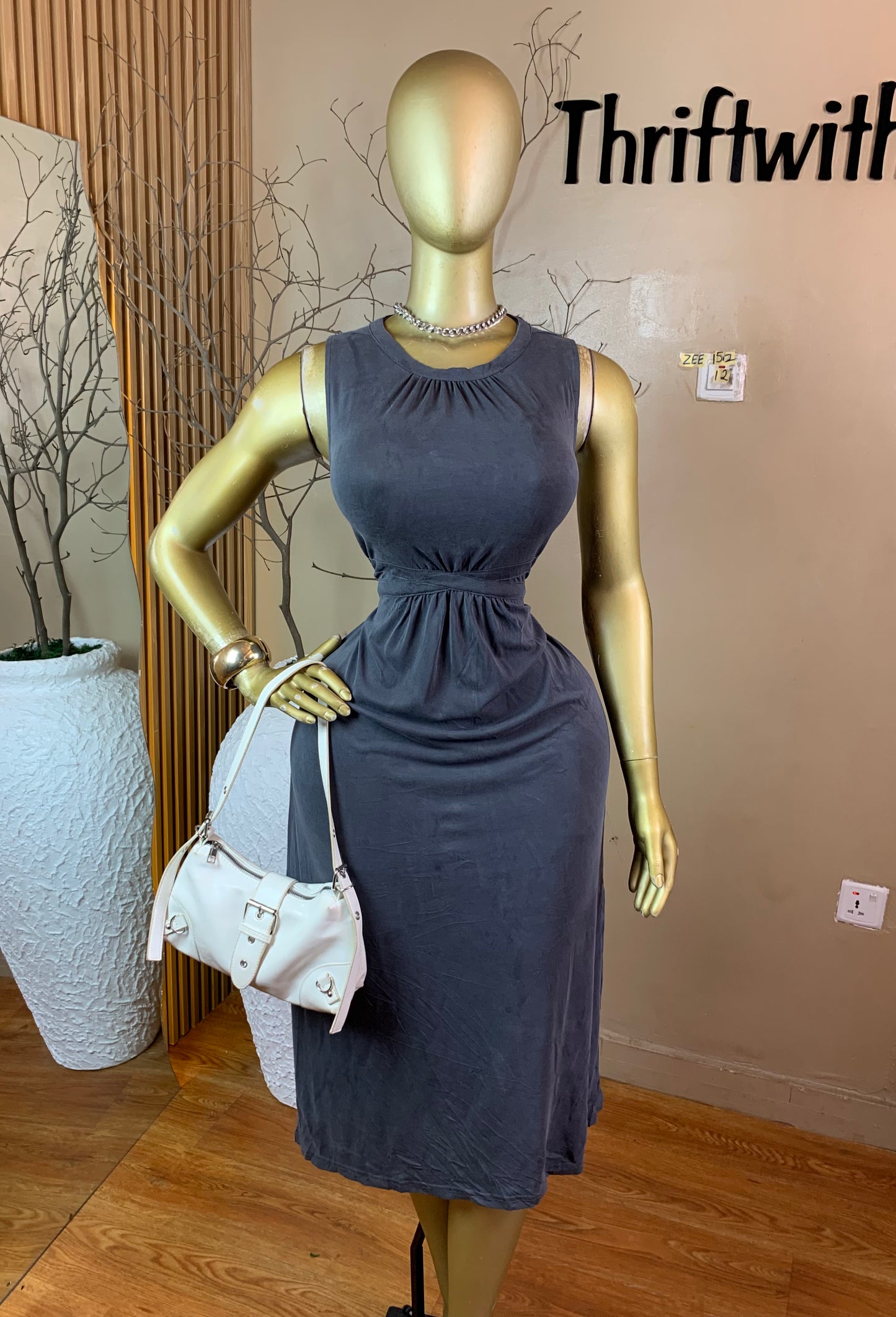 ZEE152 GREY DRESS SIZE12