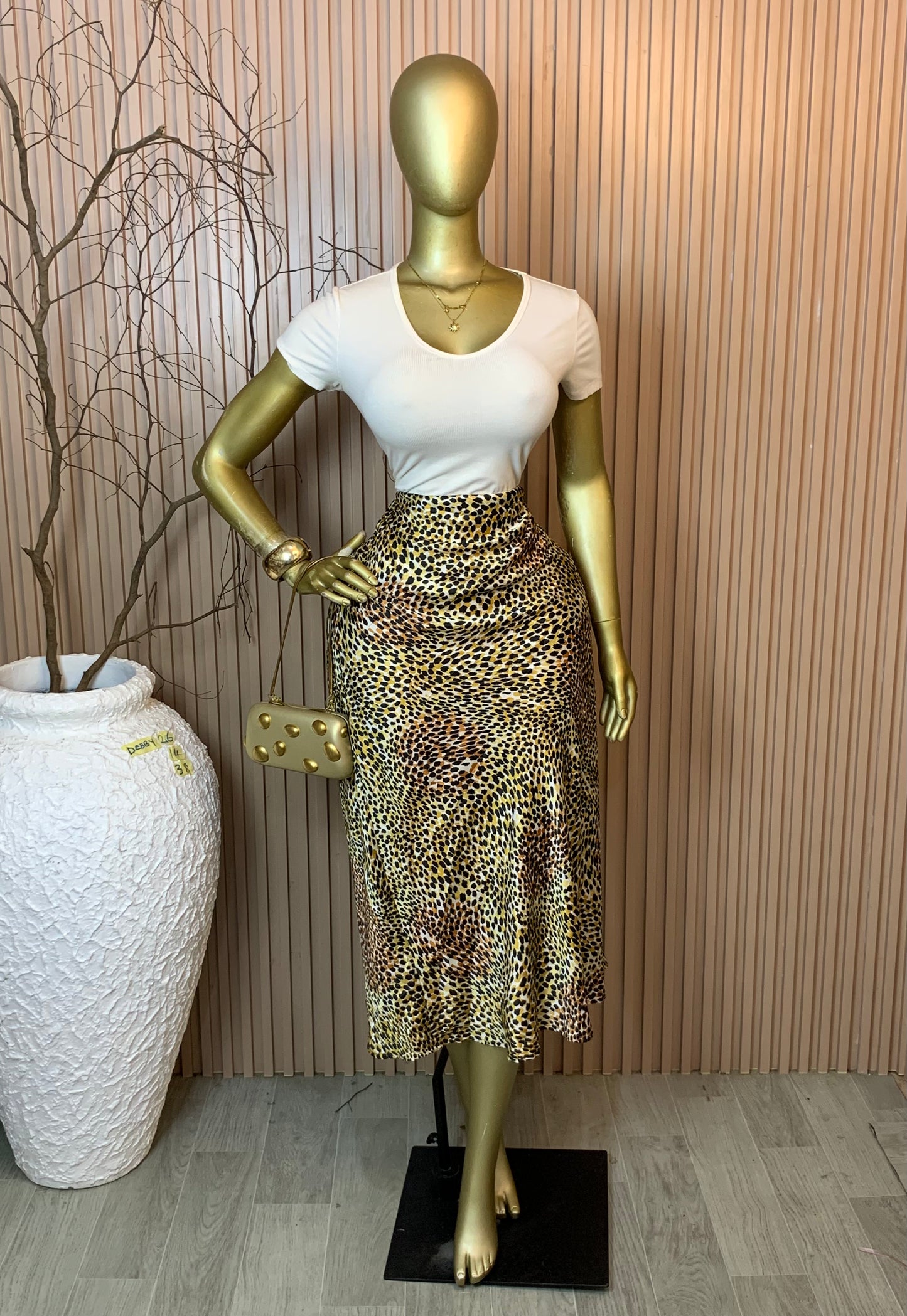DEBBY26 SIZE14 Length38 Silk Skirt only