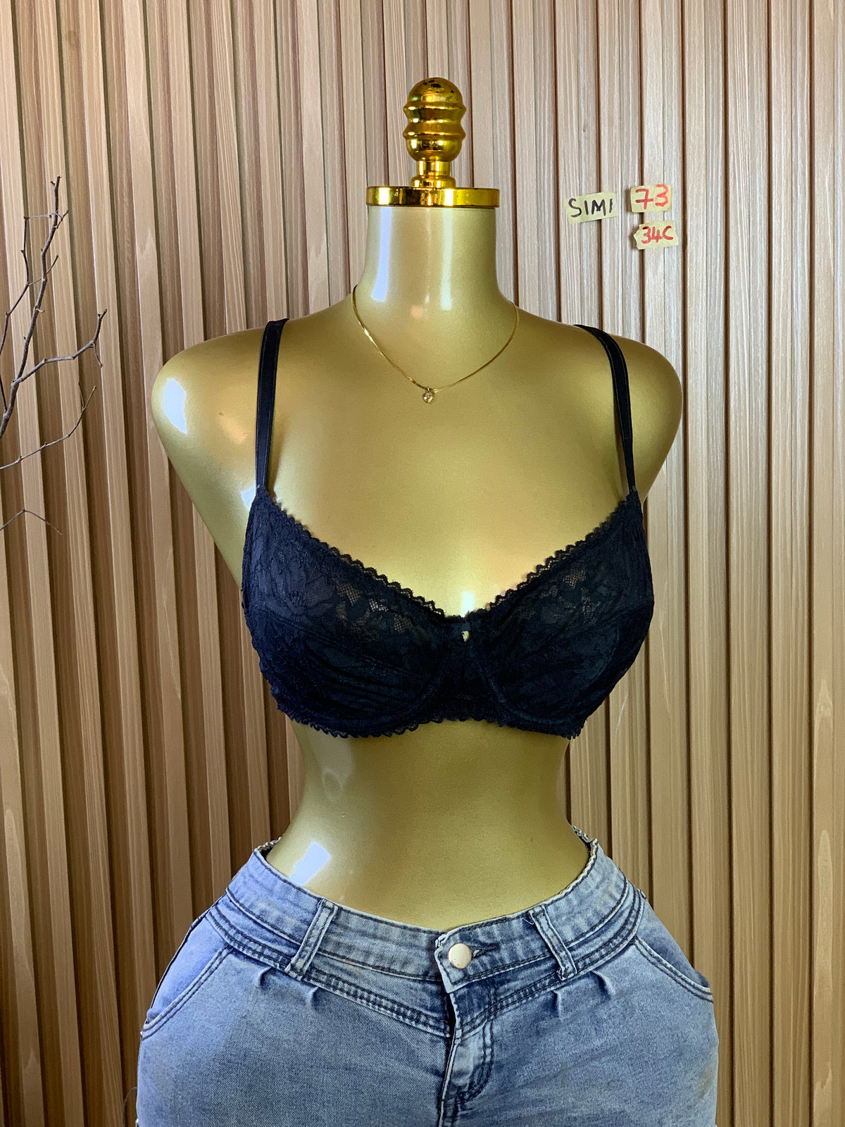 SIMI73 SIZE34C(Black bra only)