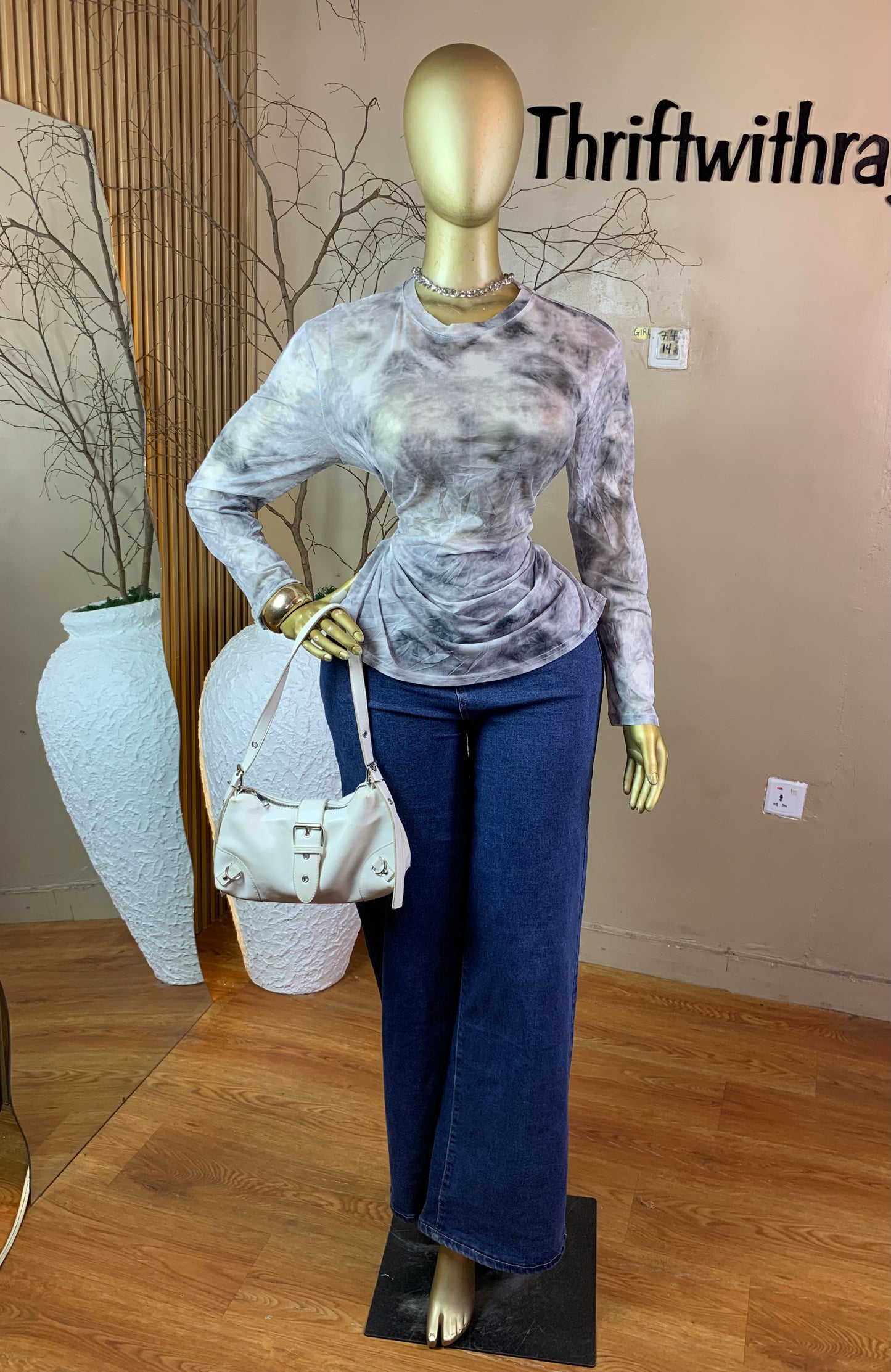 SIZE14/16 GIRL74 MESH TOP ONLY