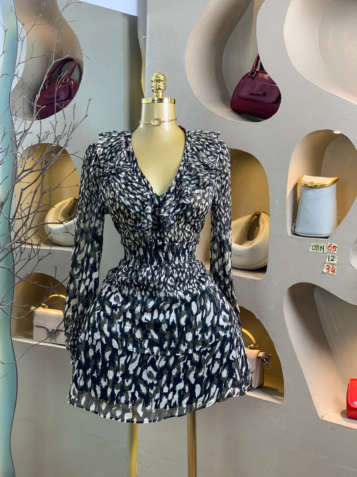 OYIN65 SIZE12 DRESS Length34