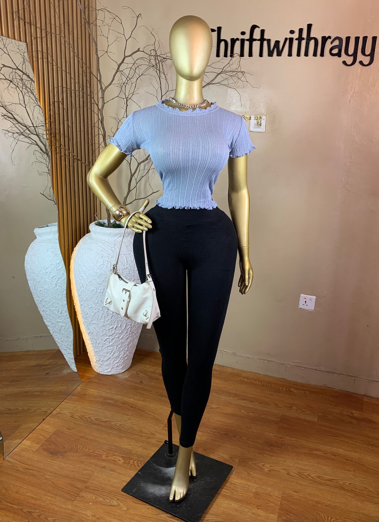 SIZE8 BOLD123 Blue top