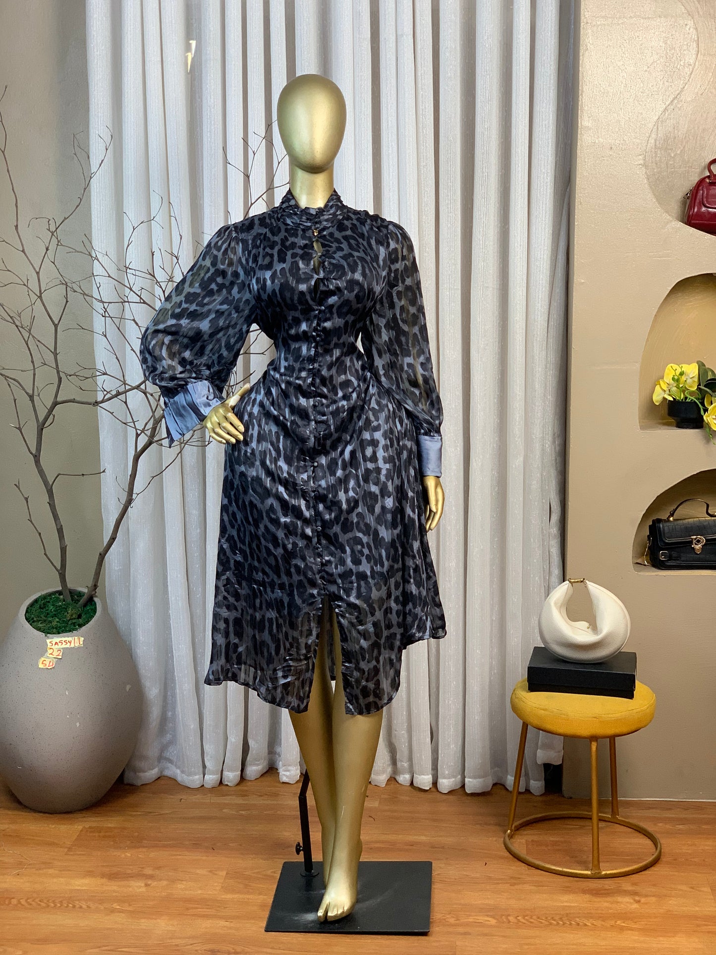 SASSY11 SIZE22 DRESS Length54