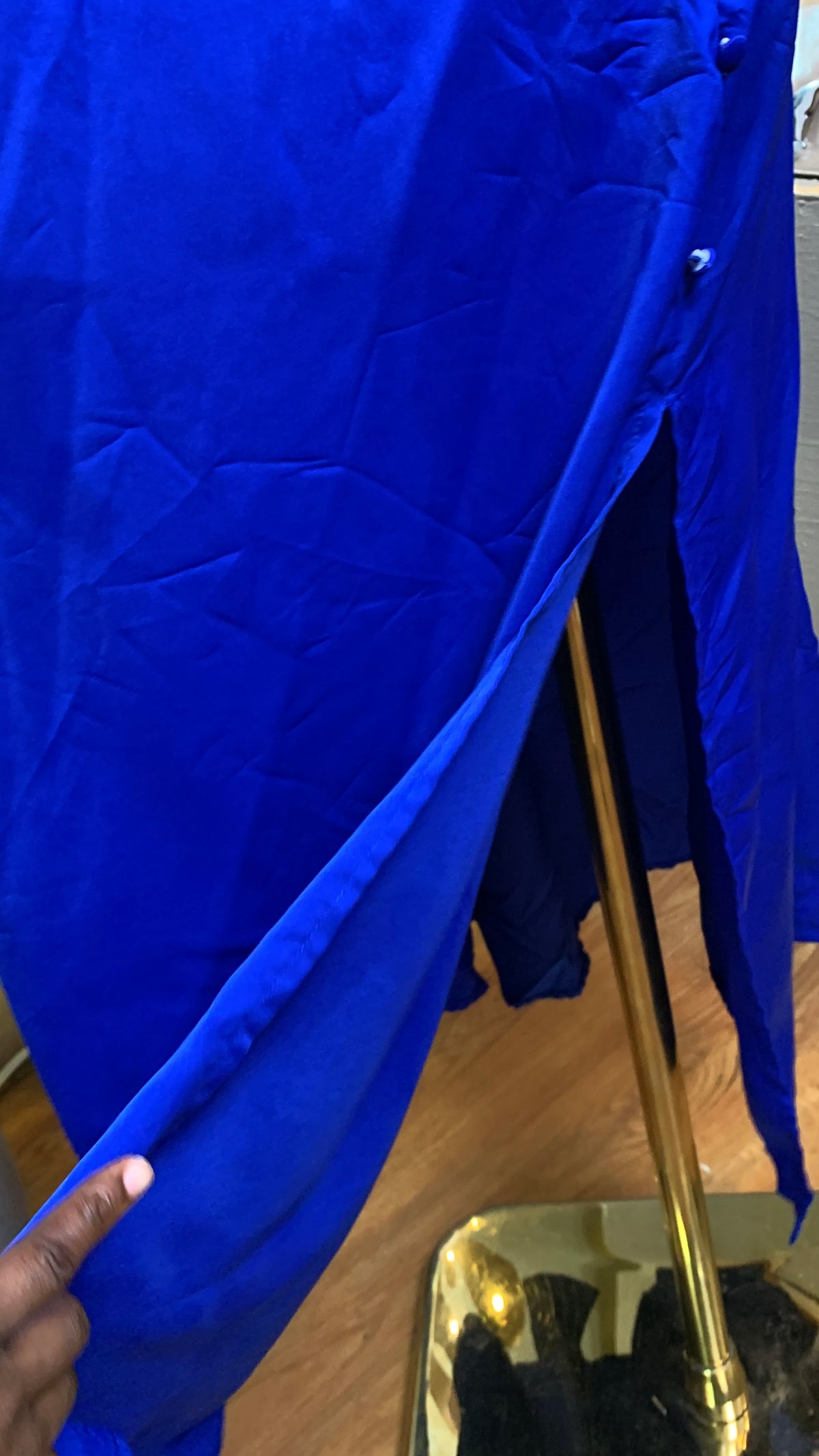 RUTH81 SIZE12 Blue DRESS Length55