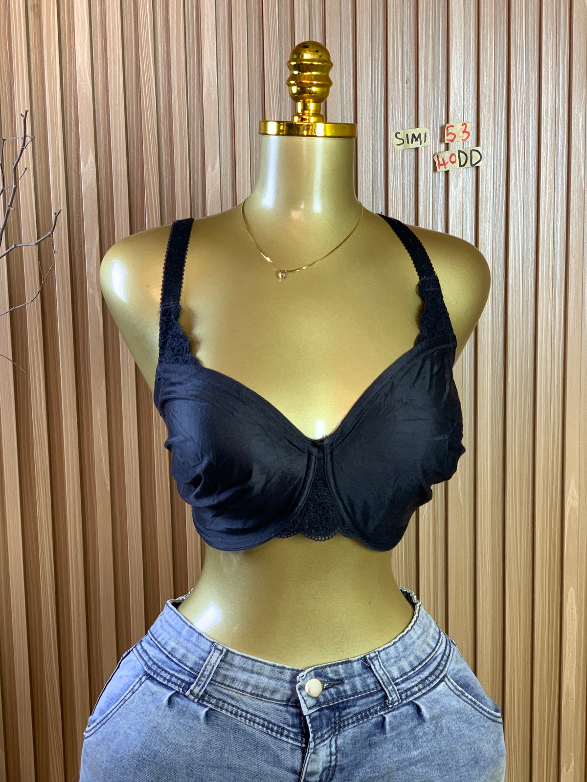 SIMI53 SIZE40DD(Black bra only)