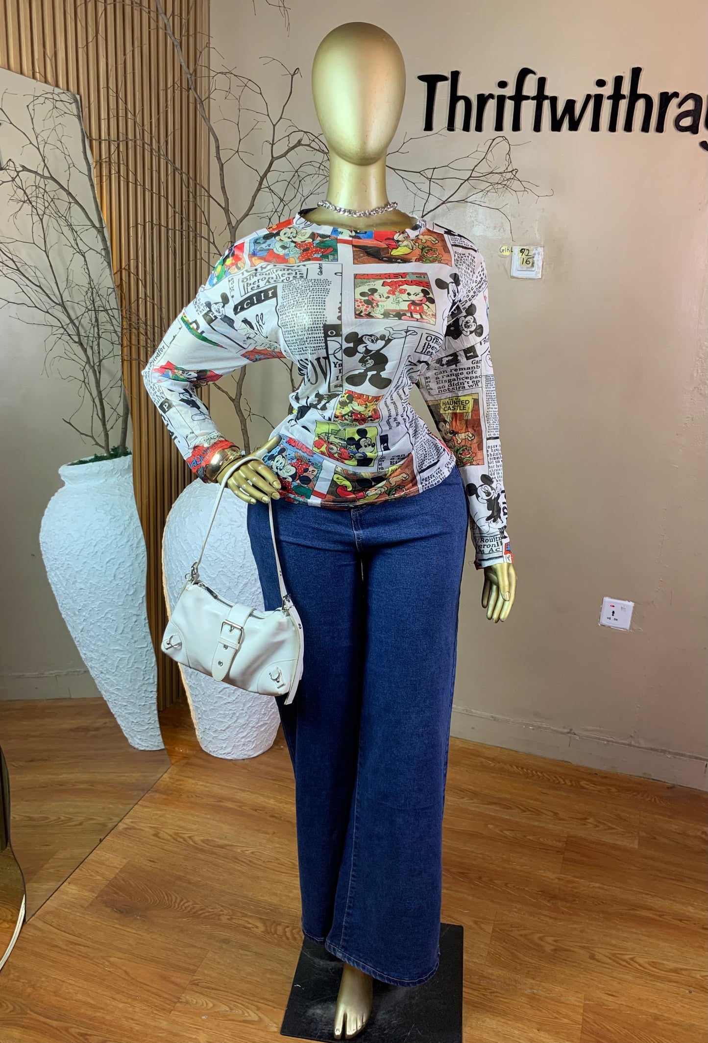 SIZE16 GIRL92 MESH TOP ONLY
