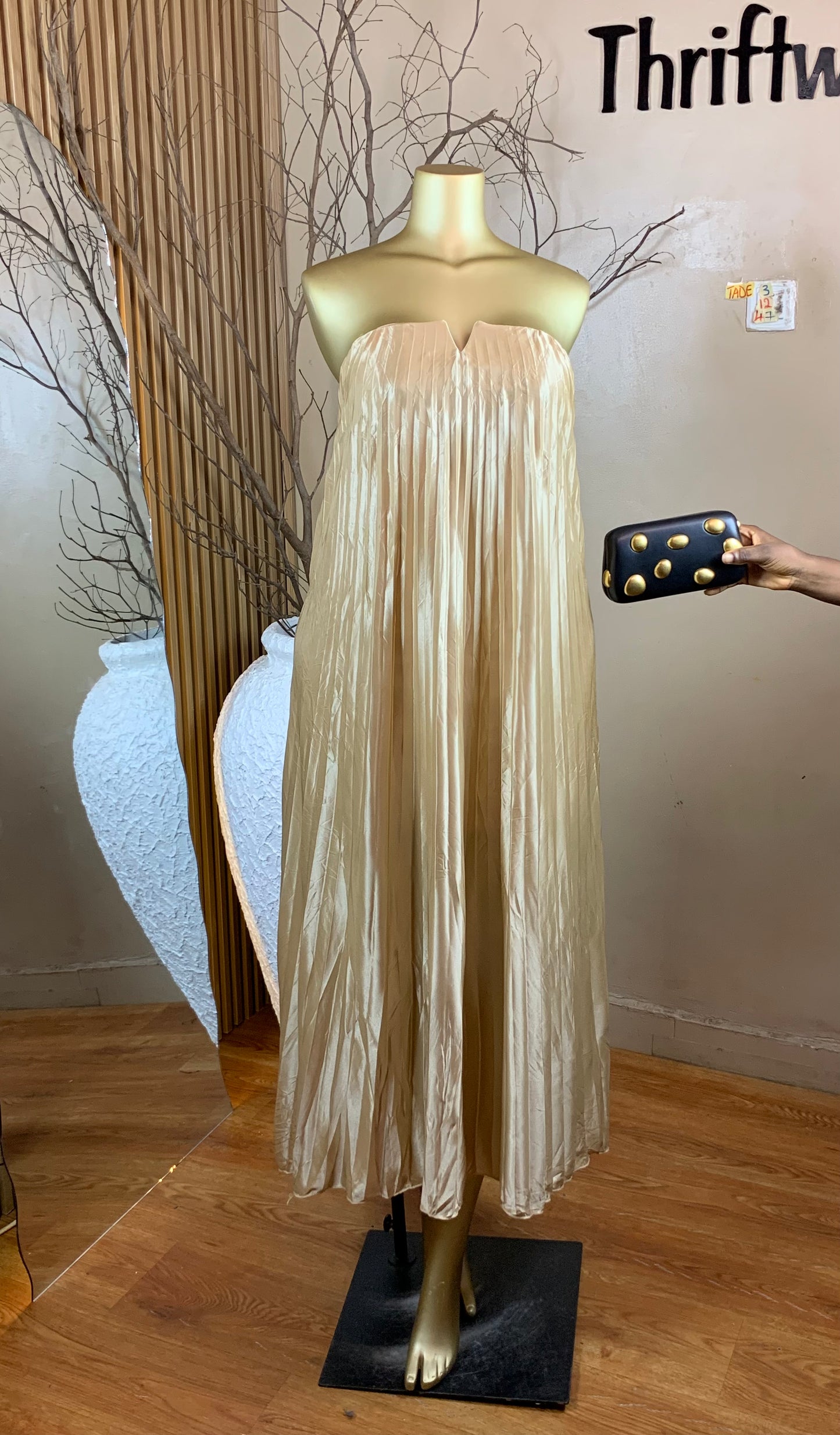 TADE3 SIZE12 Length47 Tube party dress