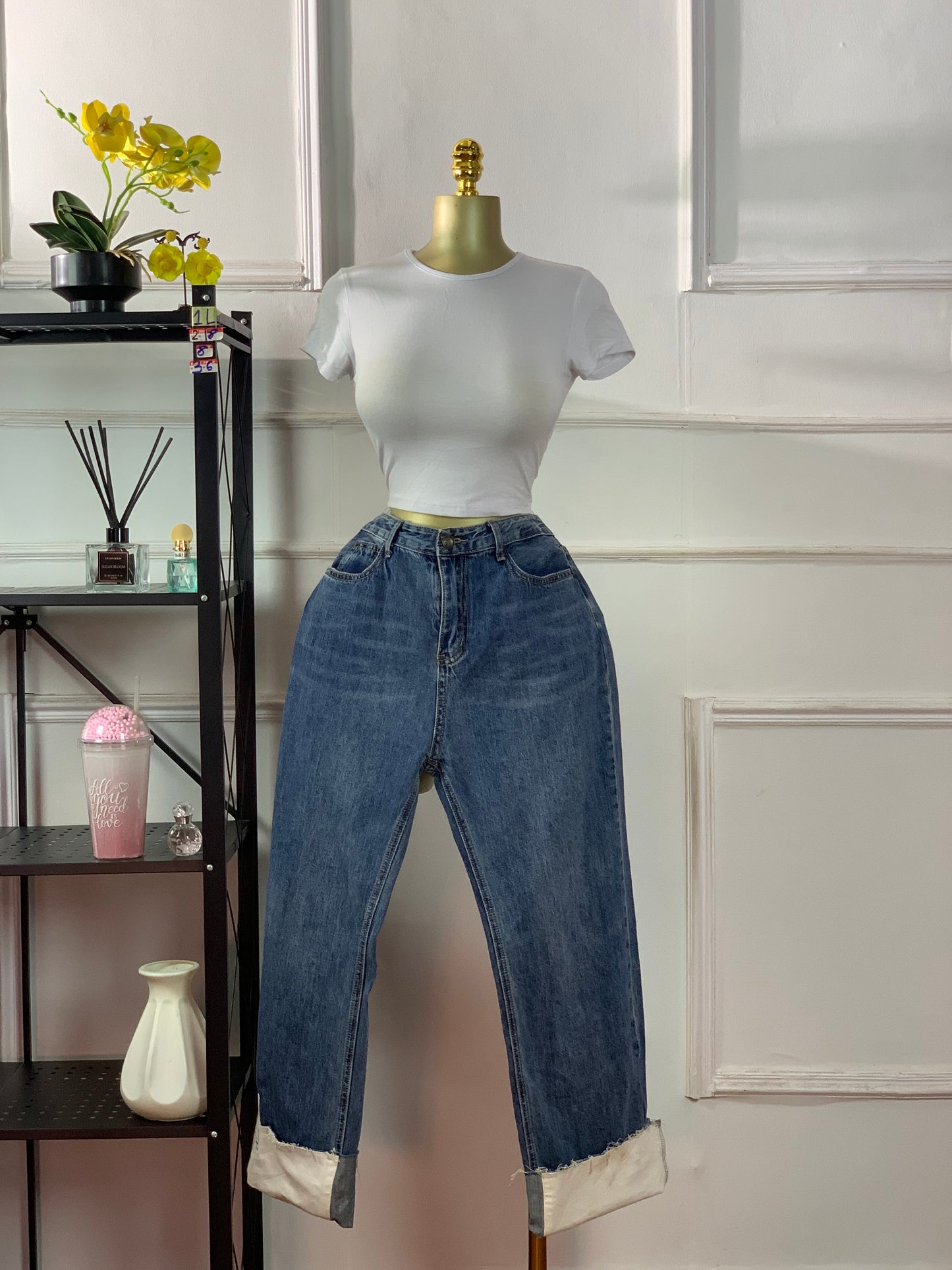 SIZE8 1L218 Length36 (Denim pants)