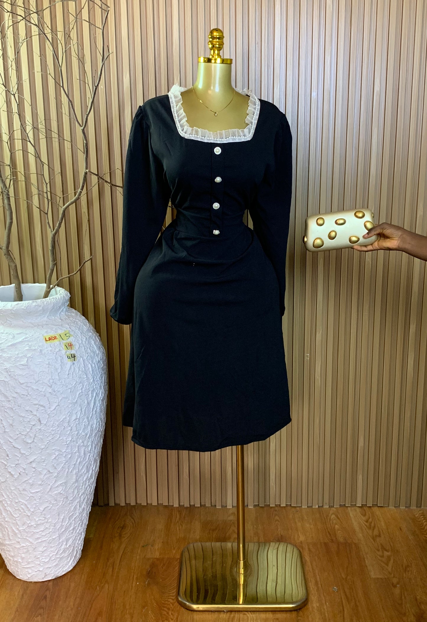 LADE15 SIZE14/16 Length44 corporate dress