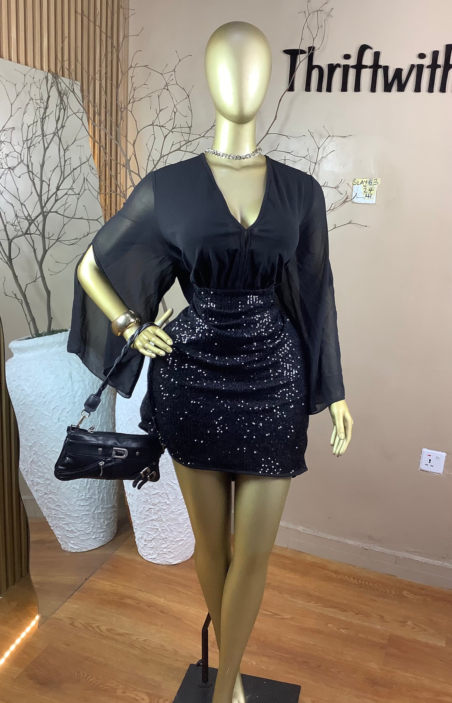 SIZE24 Slay63 Length41(black)