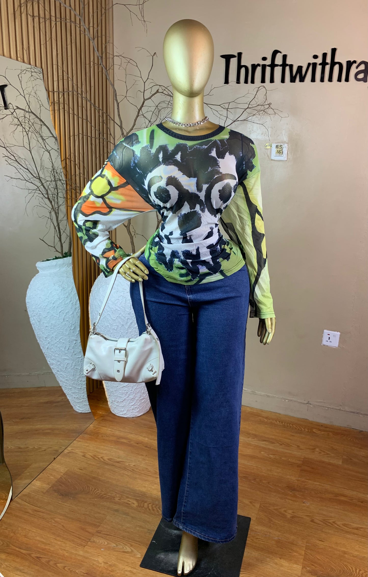 SIZE16 GIRL63 MESH TOP ONLY