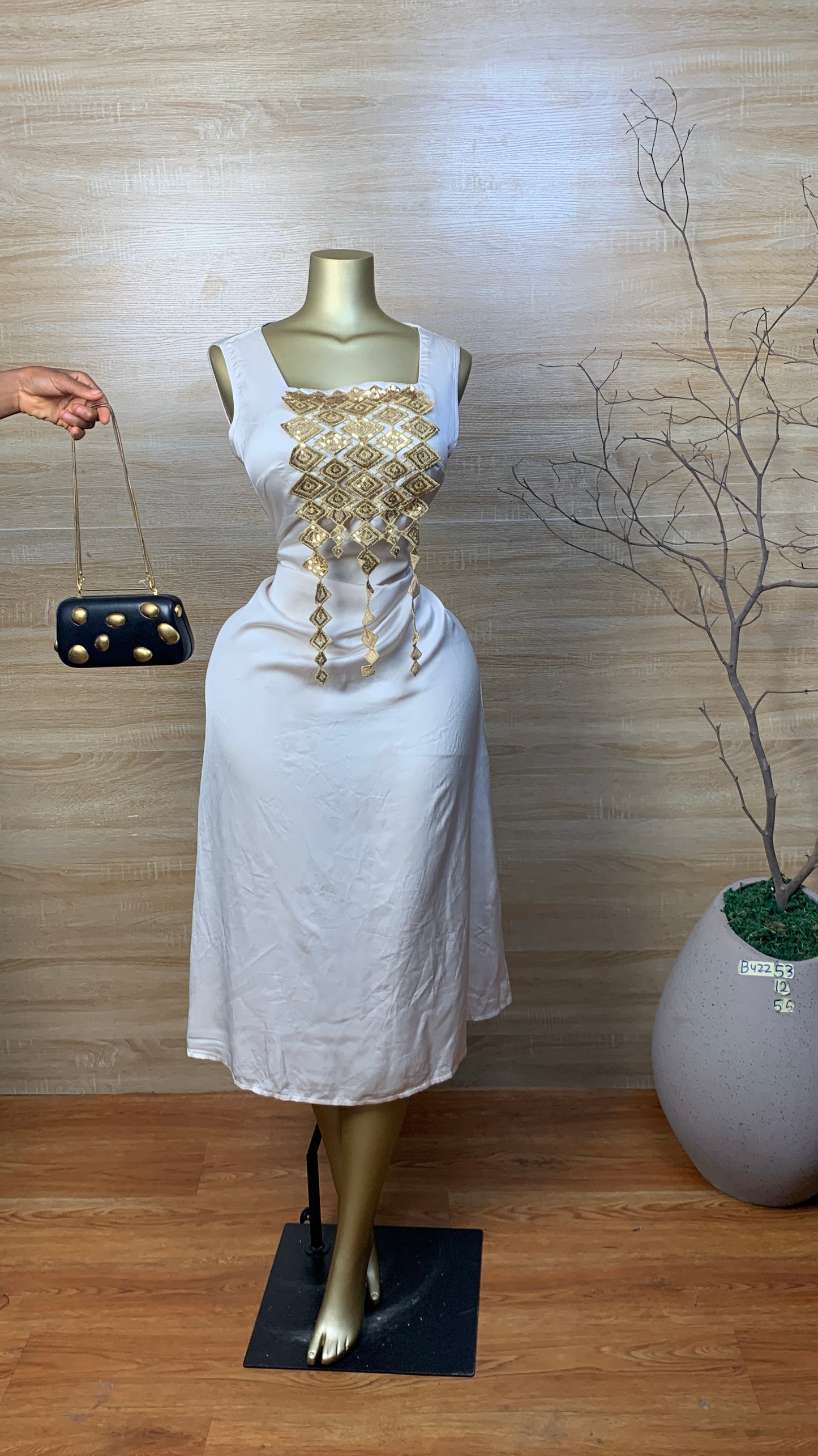 SIZE12 BUZZ53 DRESS Length55