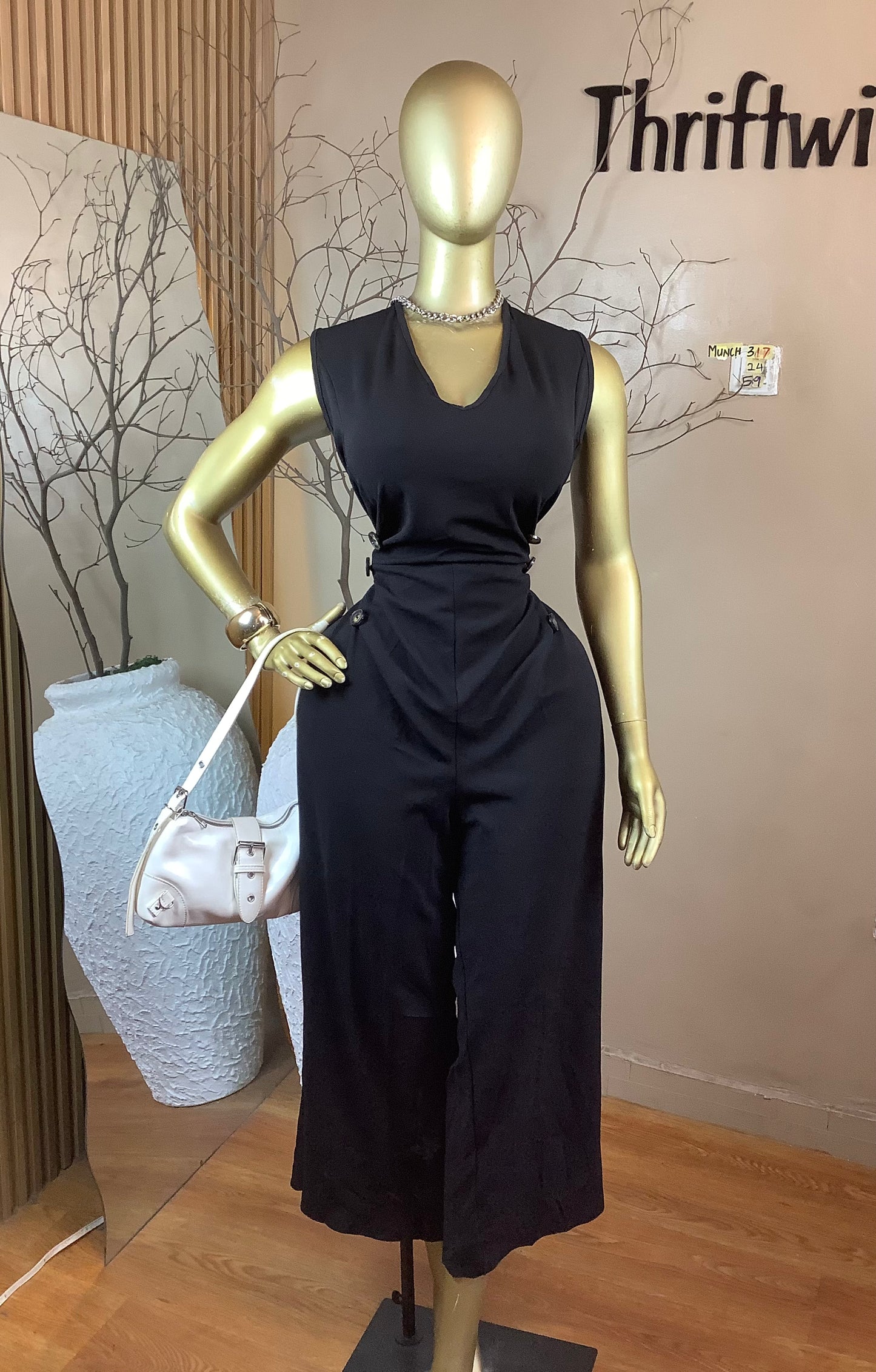 SIZE24 MUNCH317 Length59 (Black)