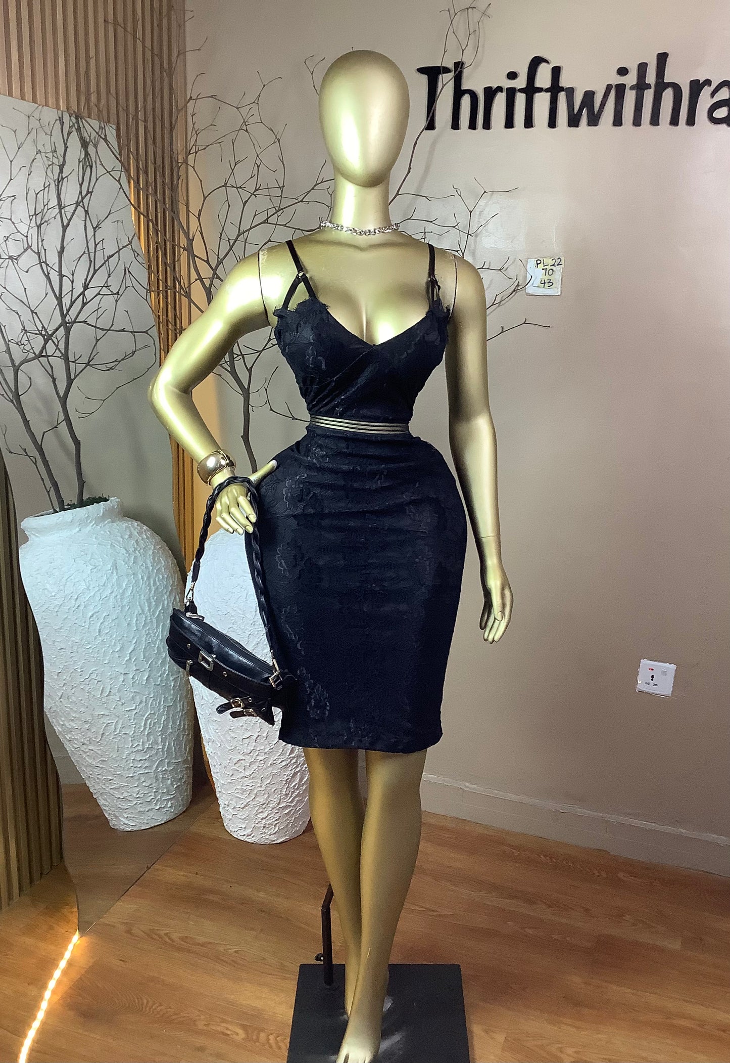 SIZE10 Pearl22 Length43(black)