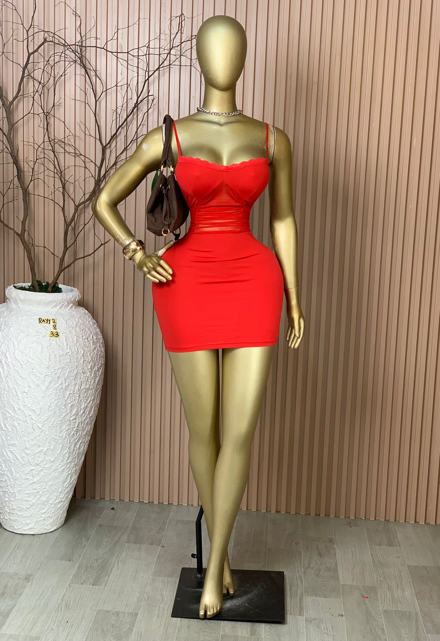 SIZE8 RAYY2 Length33 Brand new red dress