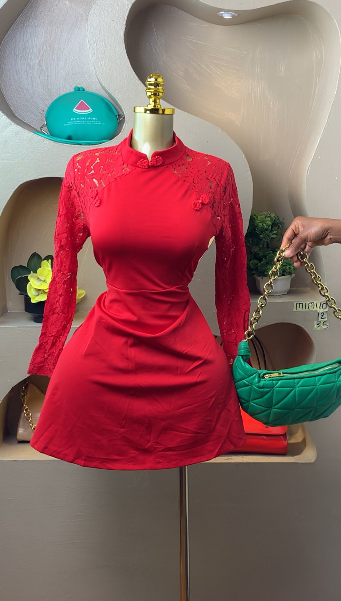 SIZE12 MIMI10 Length35 (red)