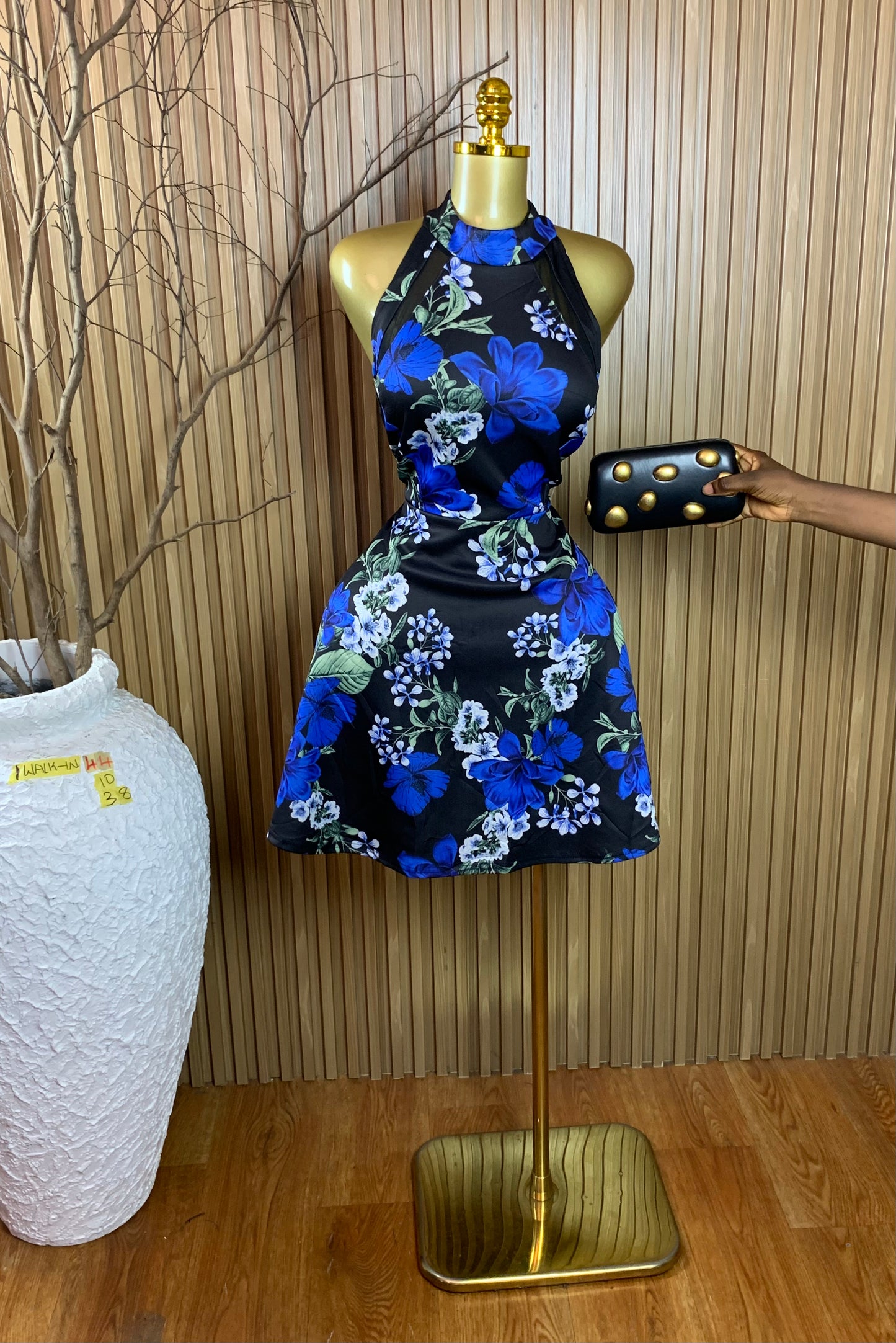 1WALK-IN44 SIZE10 Length38 Floral dress