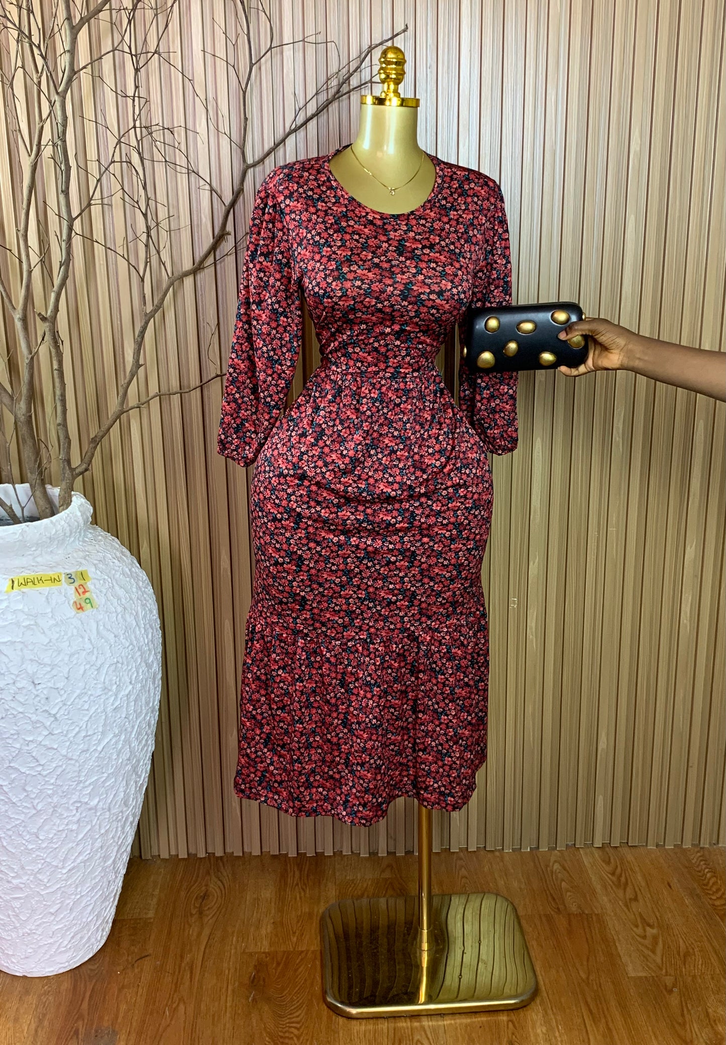 1WALK-IN31 SIZE12/14 Length49 dress