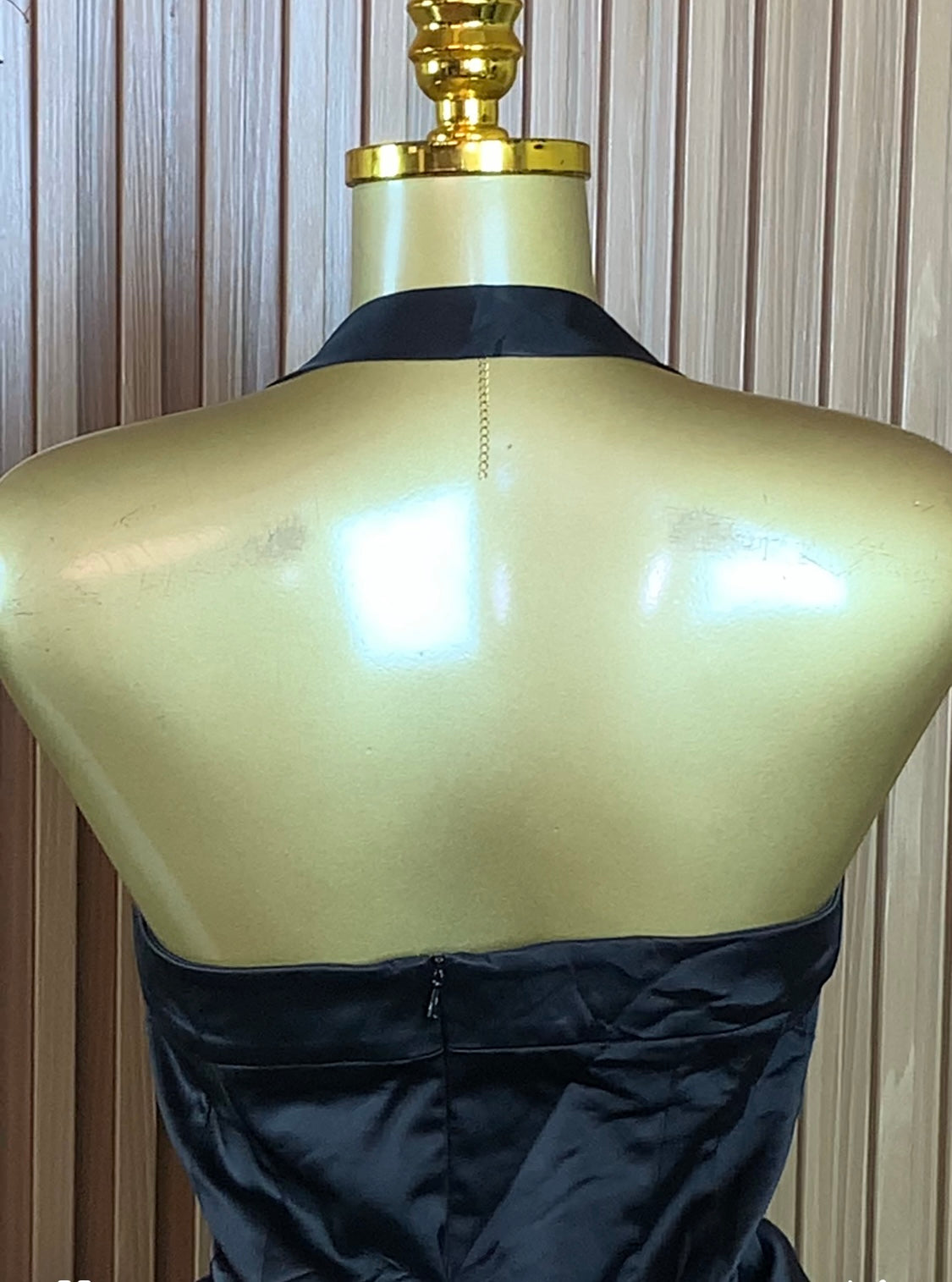1WALK-IN22 SIZE10 Length44 Black dress