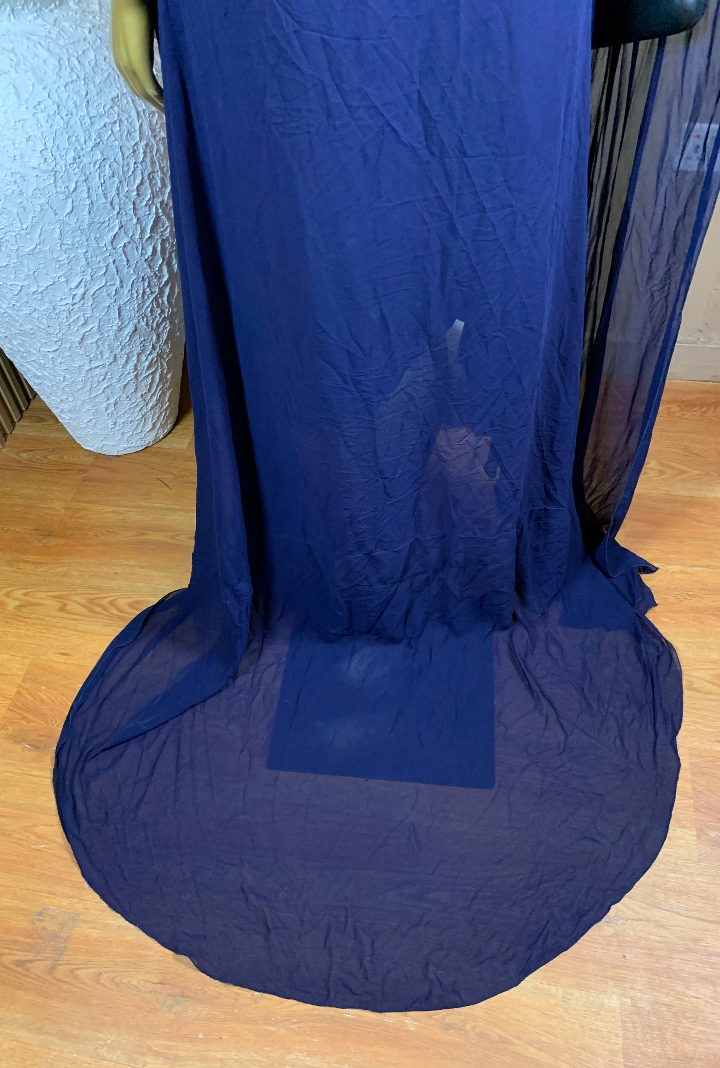 SOLA61 SIZE10 Length53 navy blue dress