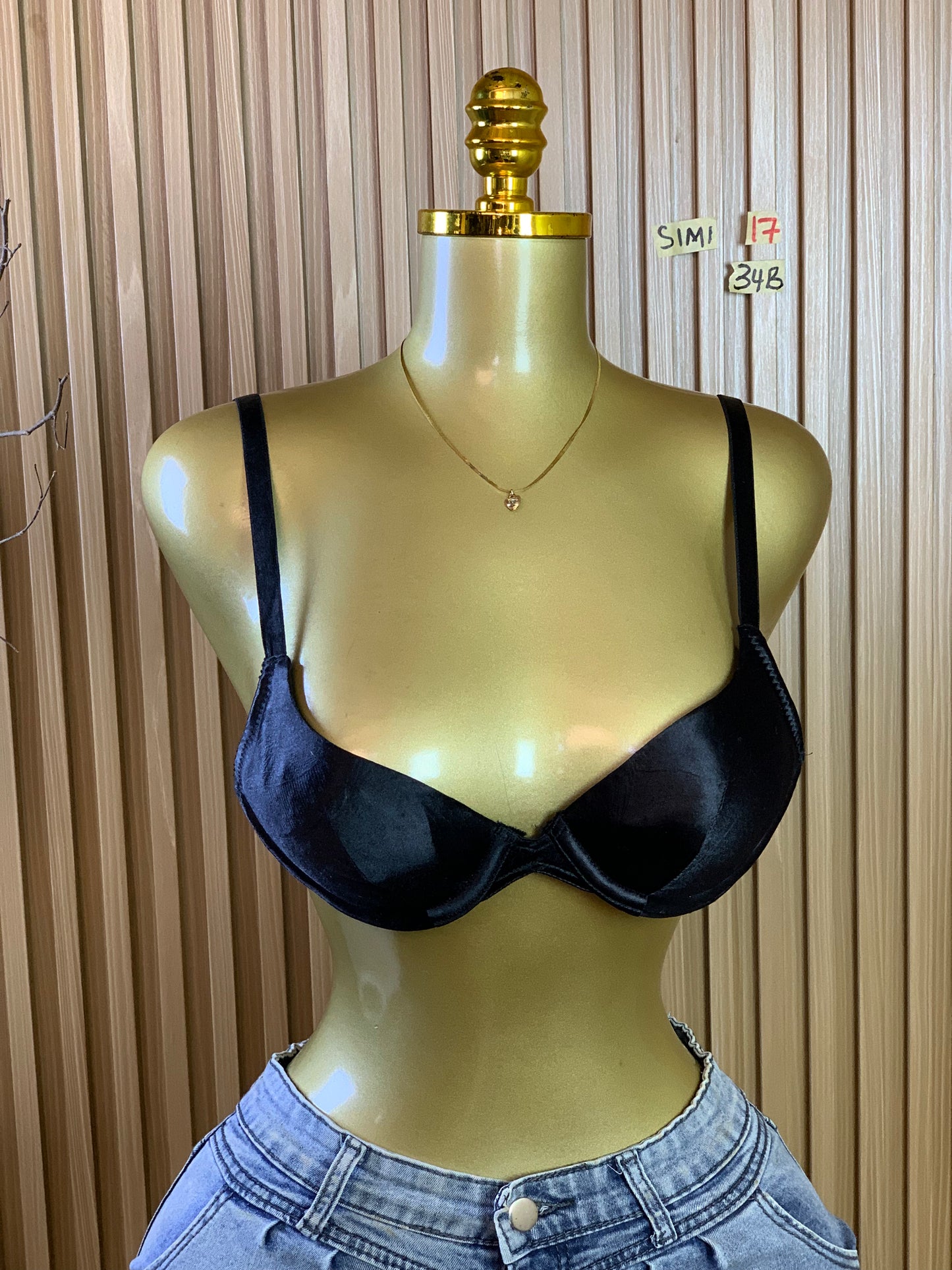 SIMI17 SIZE34B(Black bra only)
