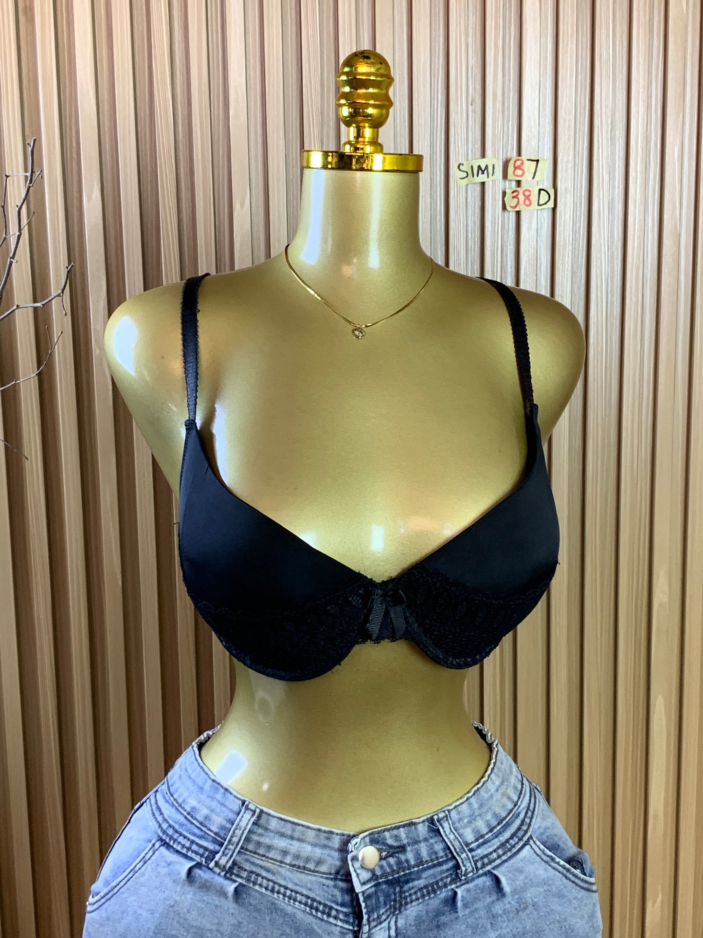 SIMI87 SIZE38D(Black bra only)