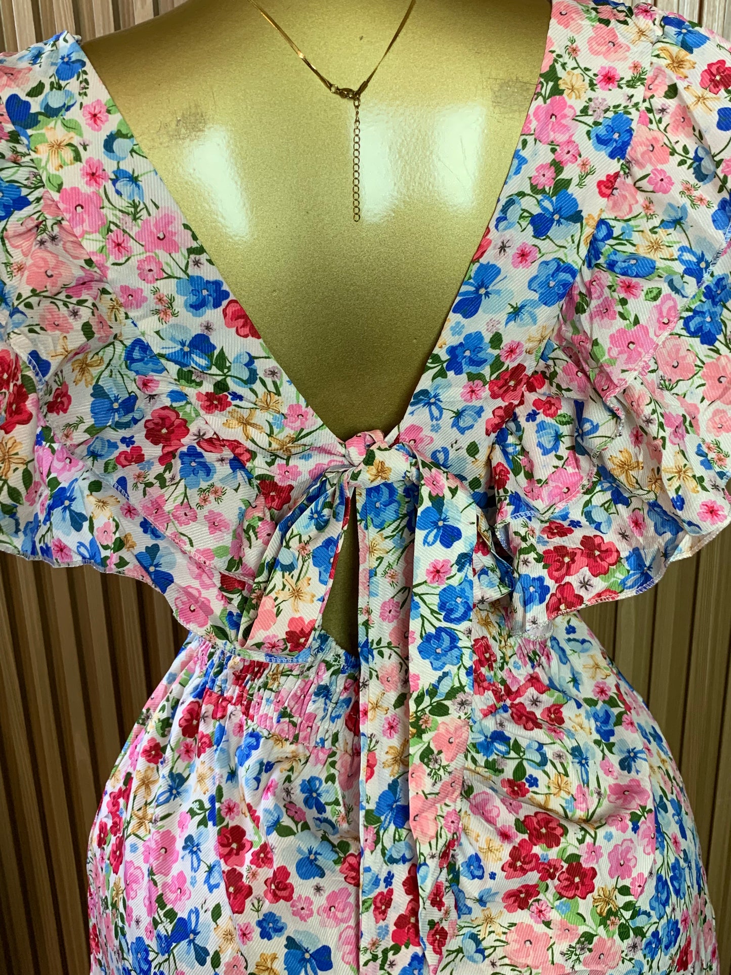 TOBI13 SIZE12 Length32 floral dress