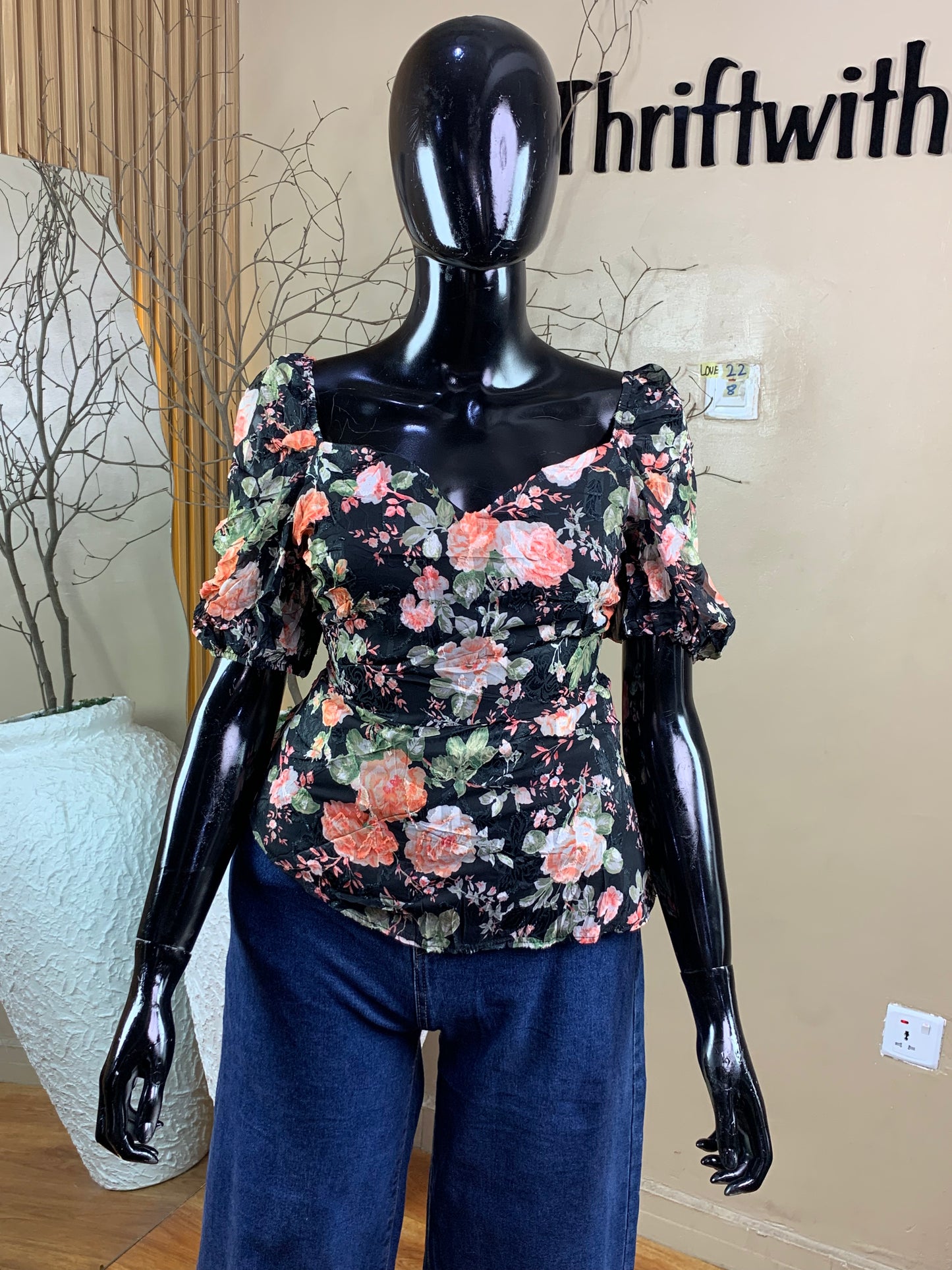 SIZE8 LOVE22(floral)(Top only)