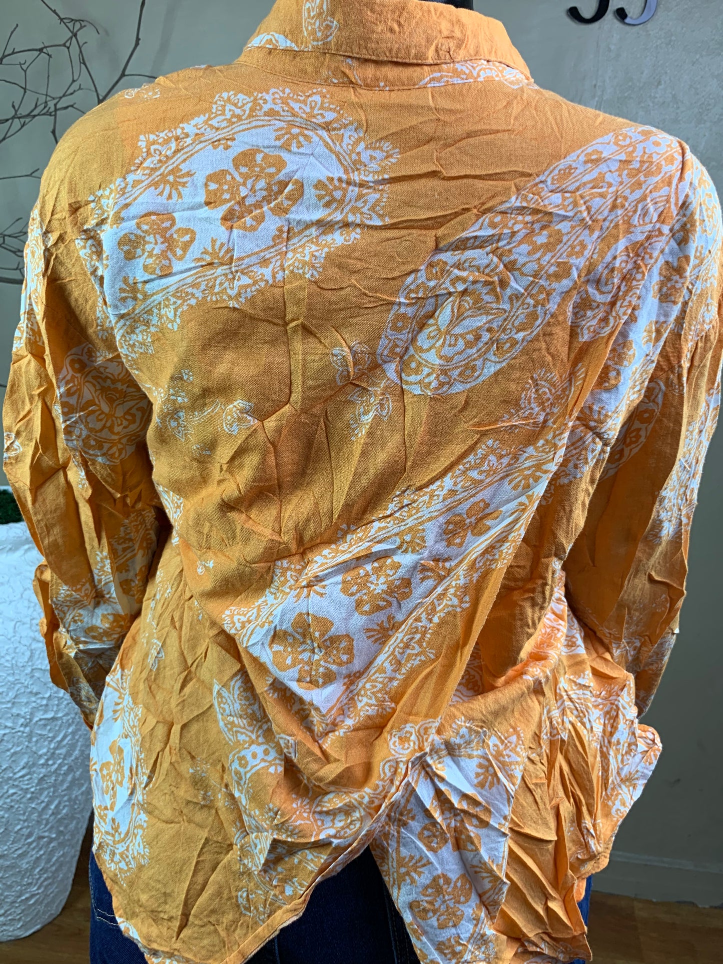 SIZE12/14 LOVE25(Orange&white)(Top only)
