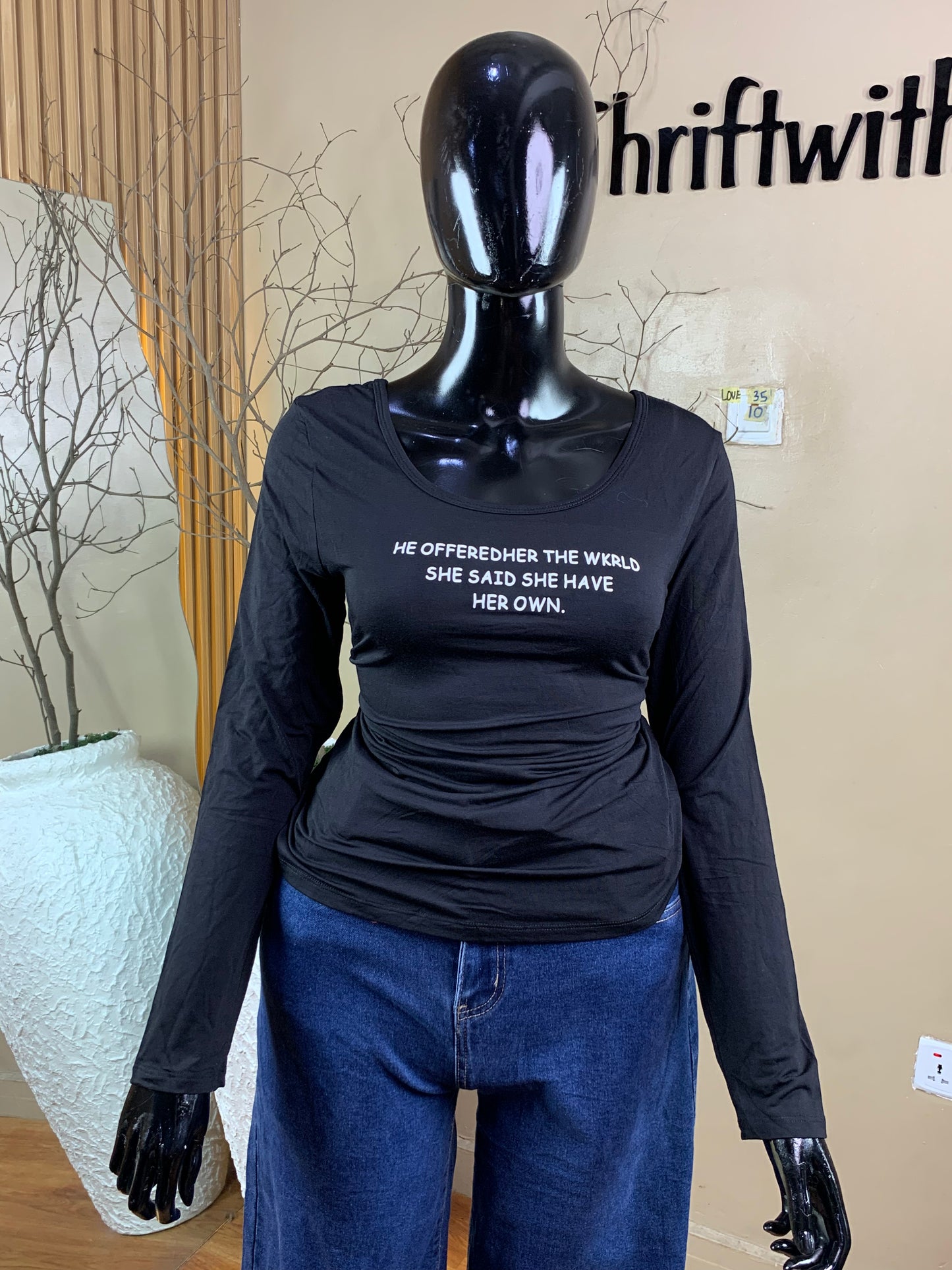 SIZE10 LOVE35(black)(Top only)