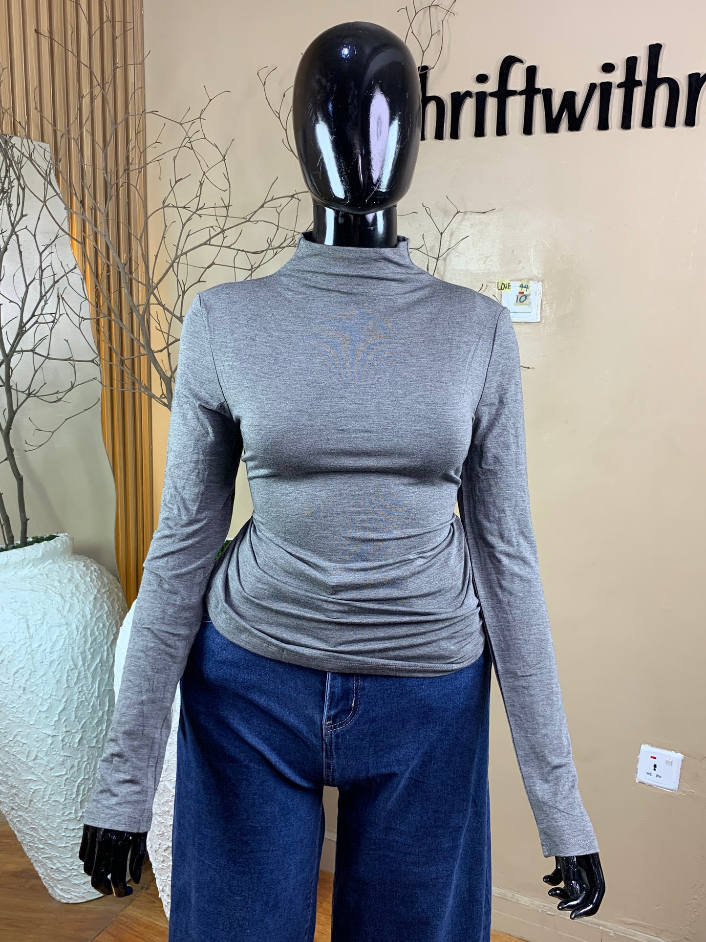 SIZE10 LOVE44(grey)(Top only)