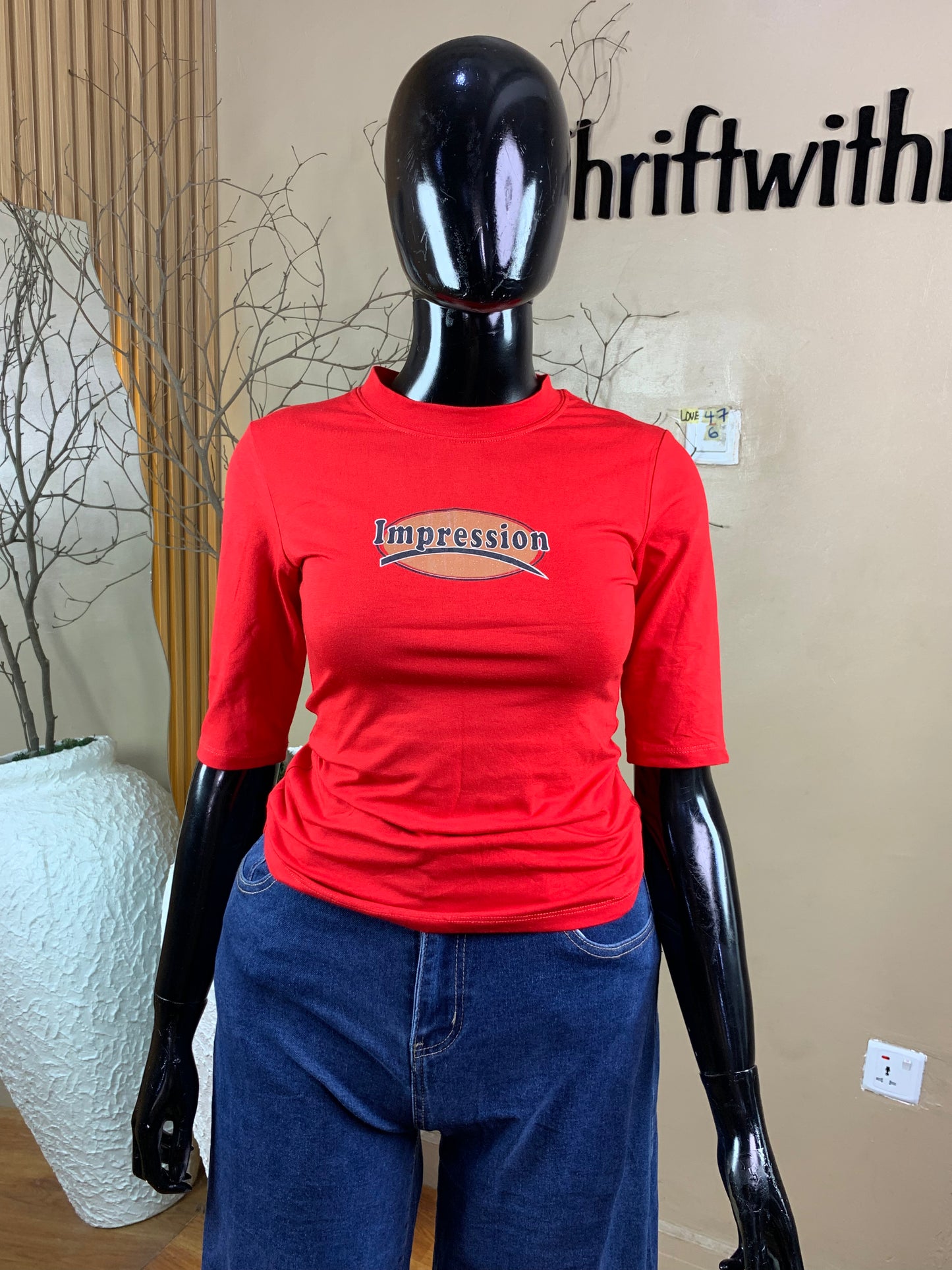 SIZE6 LOVE47(red)(Top only)