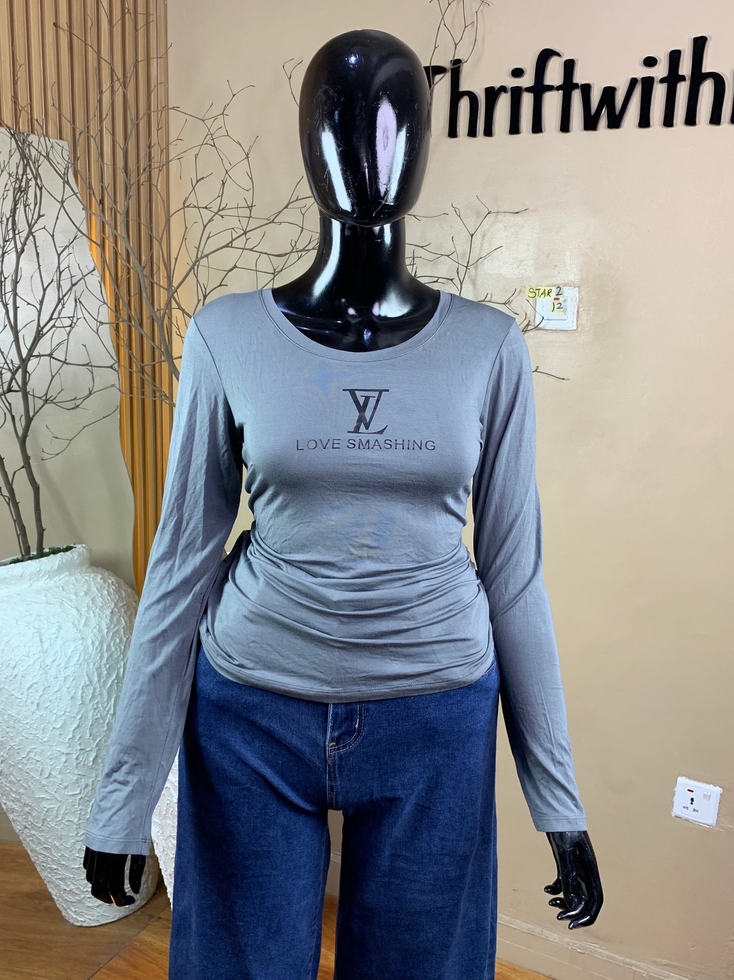 SIZE12 STAR2(grey)(Top only)
