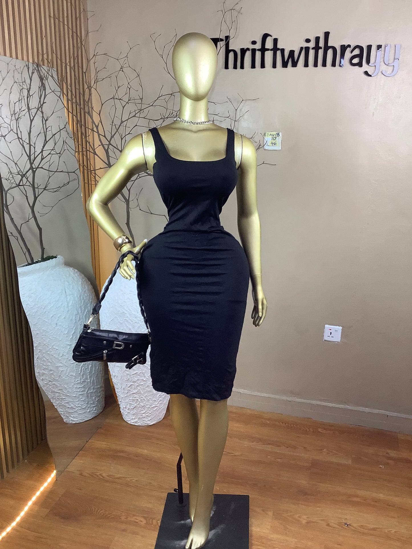 SIZE10 Beau18 Length46(black)