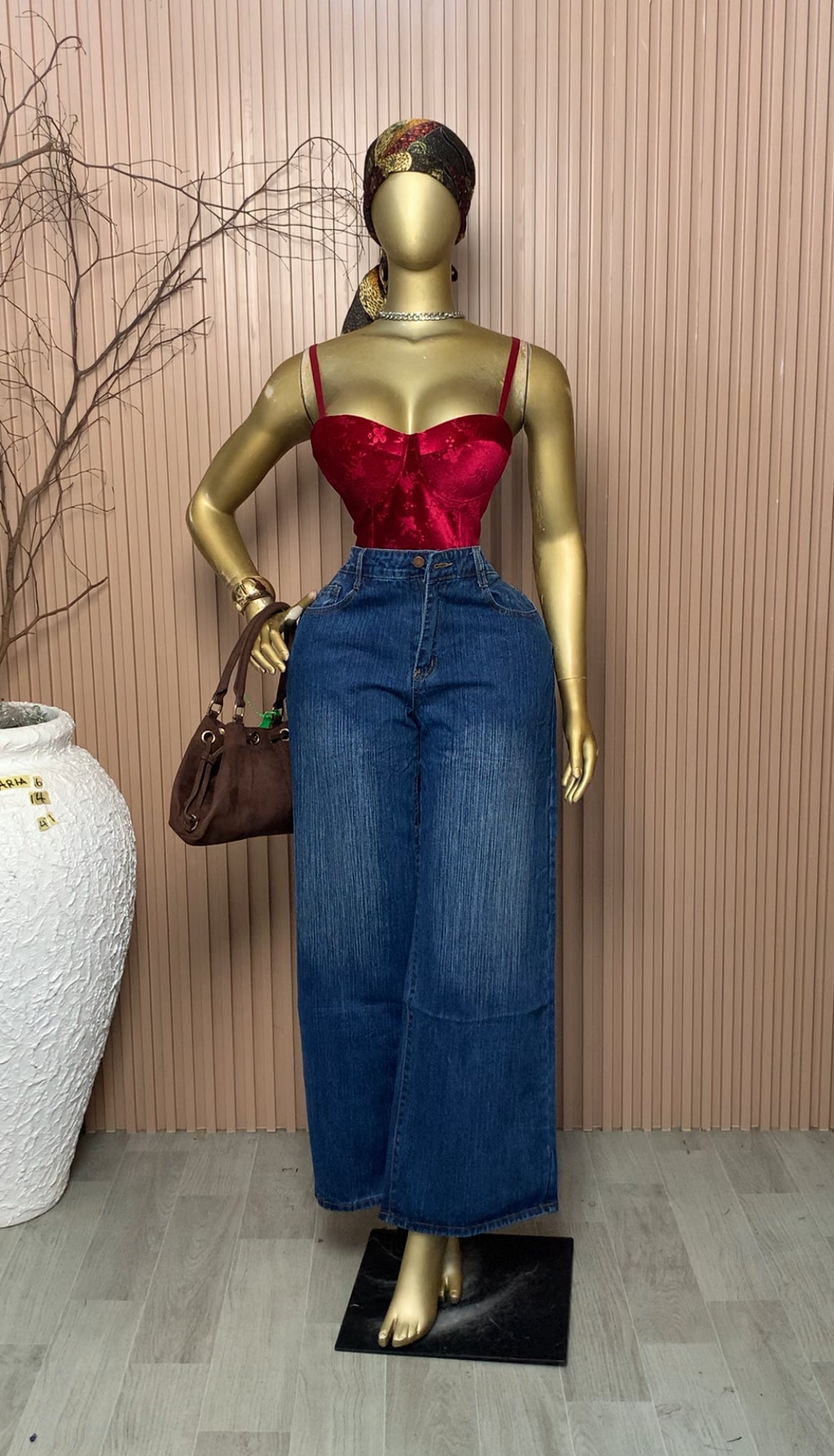 SIZE14 ARIA6 Length41 Baggy Jean