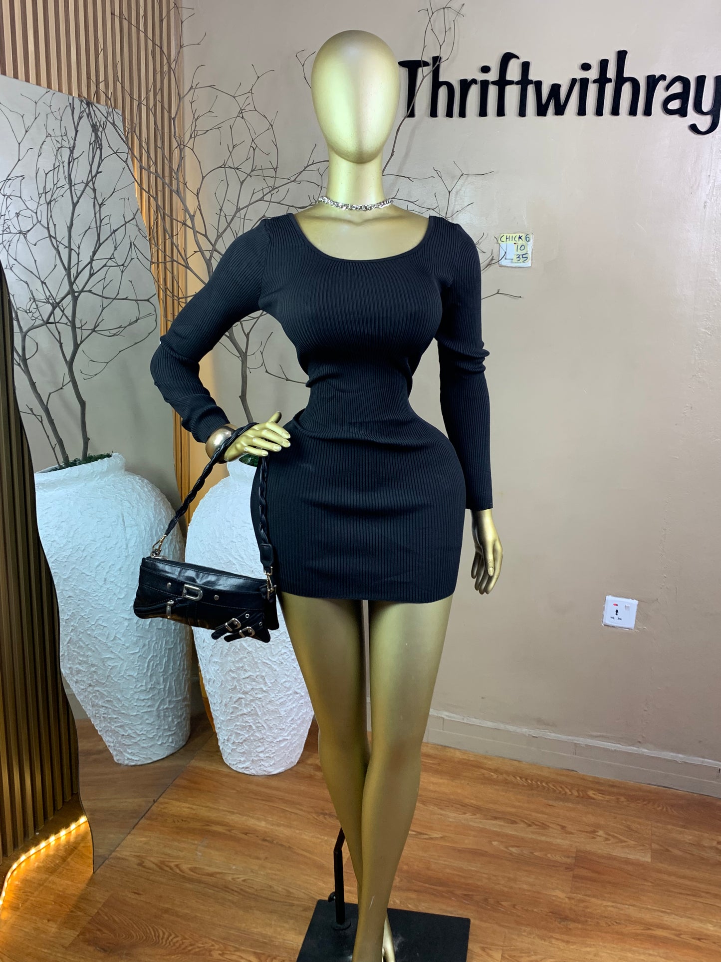 SIZE10 Chick6 Length35(black )