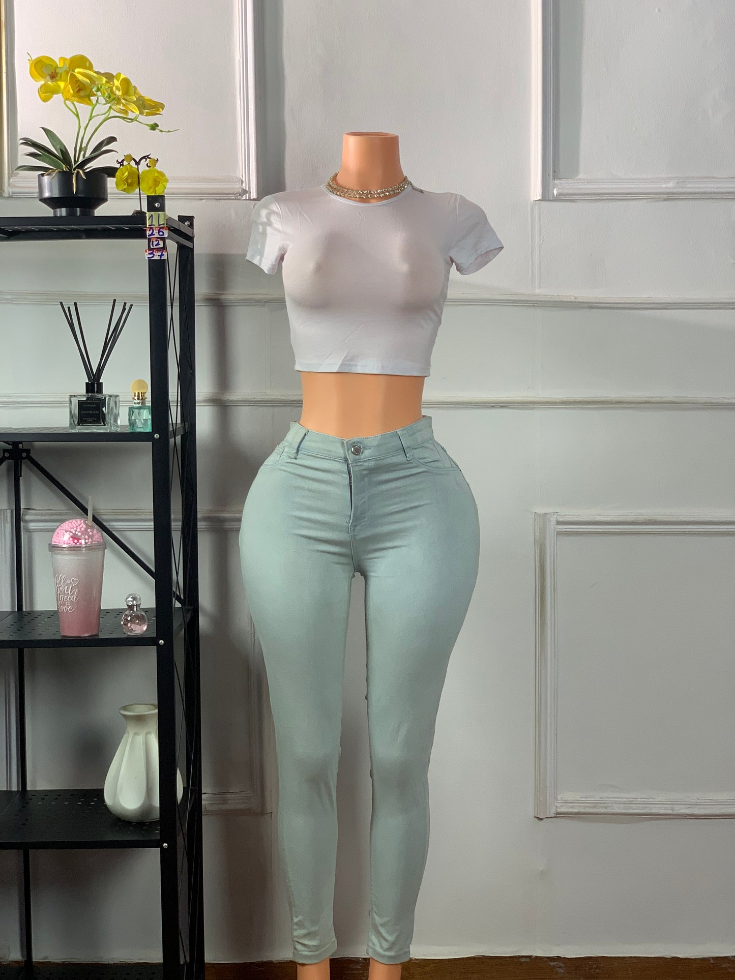 SIZE12 1L26 Length37 (Denim pants)