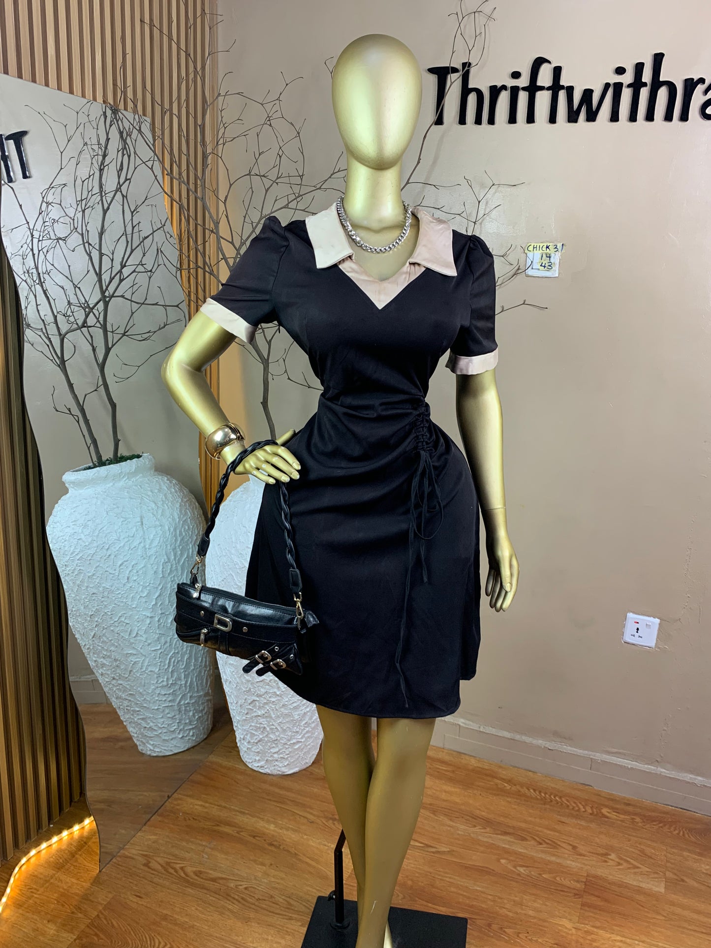 SIZE14 Chick31 Length43(Black)