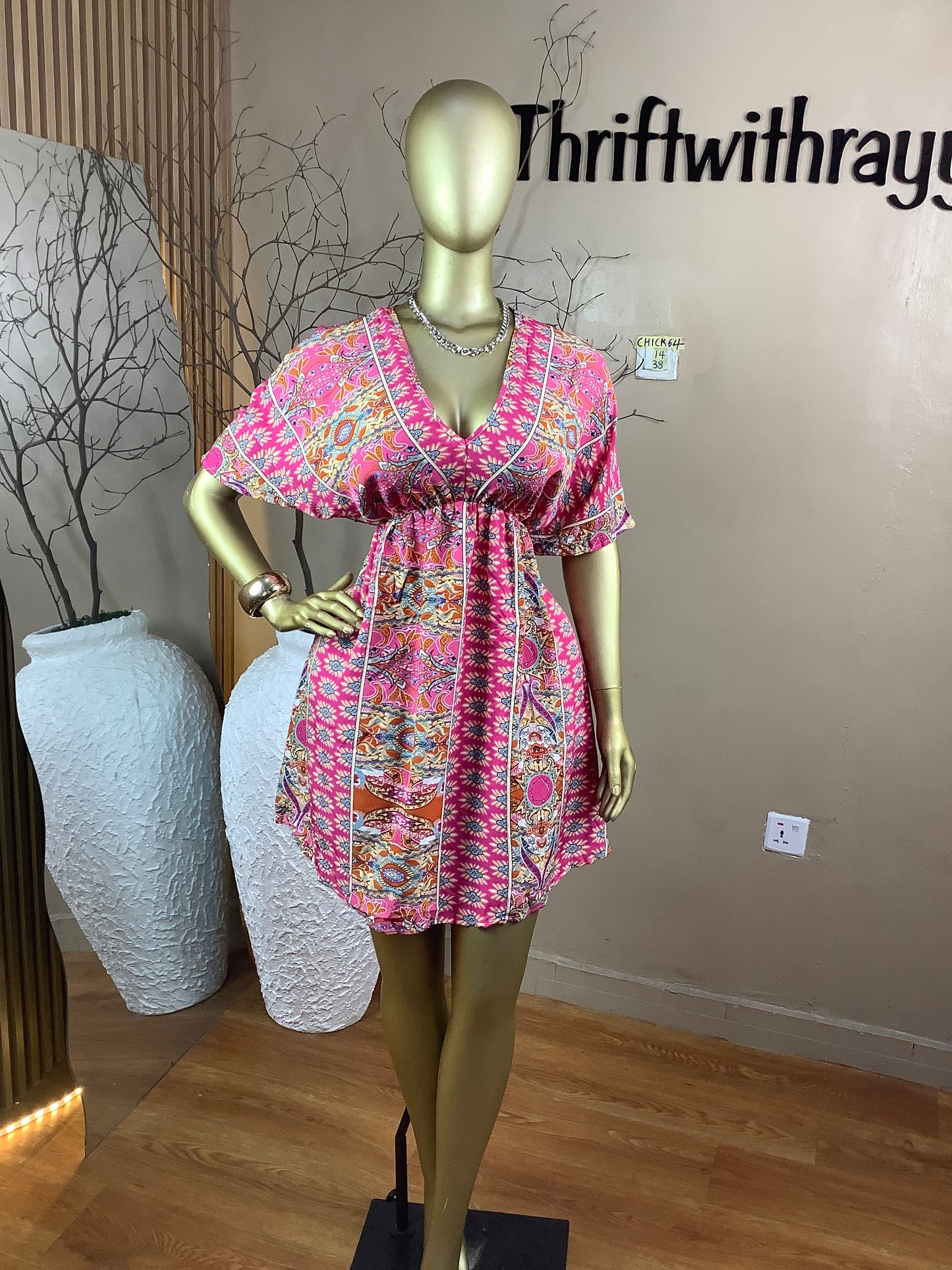 SIZE14 Chick64 Length38(Multicolor)