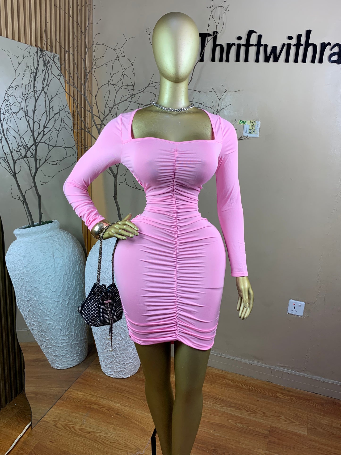 SIZE8 BABE74 Length35(Pink)
