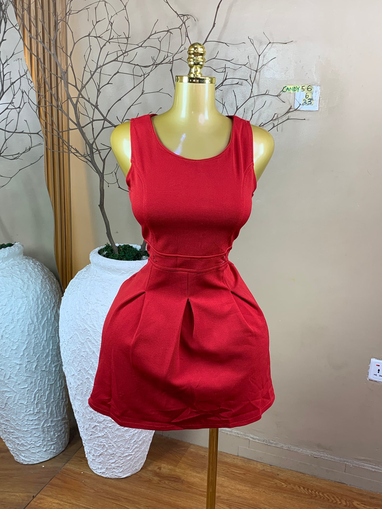 SIZE6 CANDY56 Length33(red)
