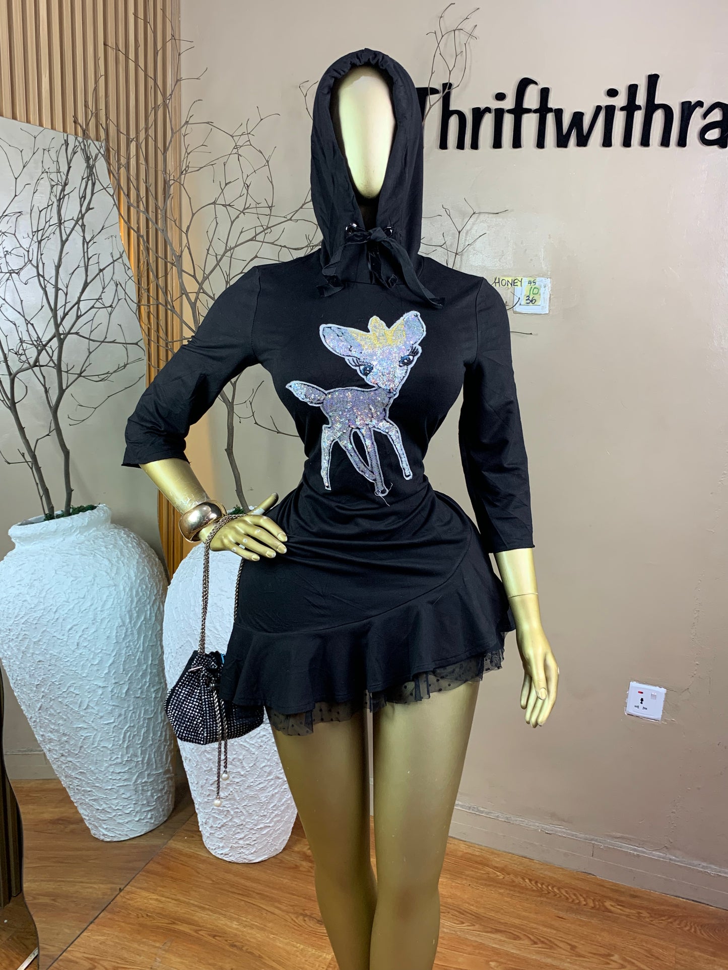 SIZE10 HONEY45 Length36(black)